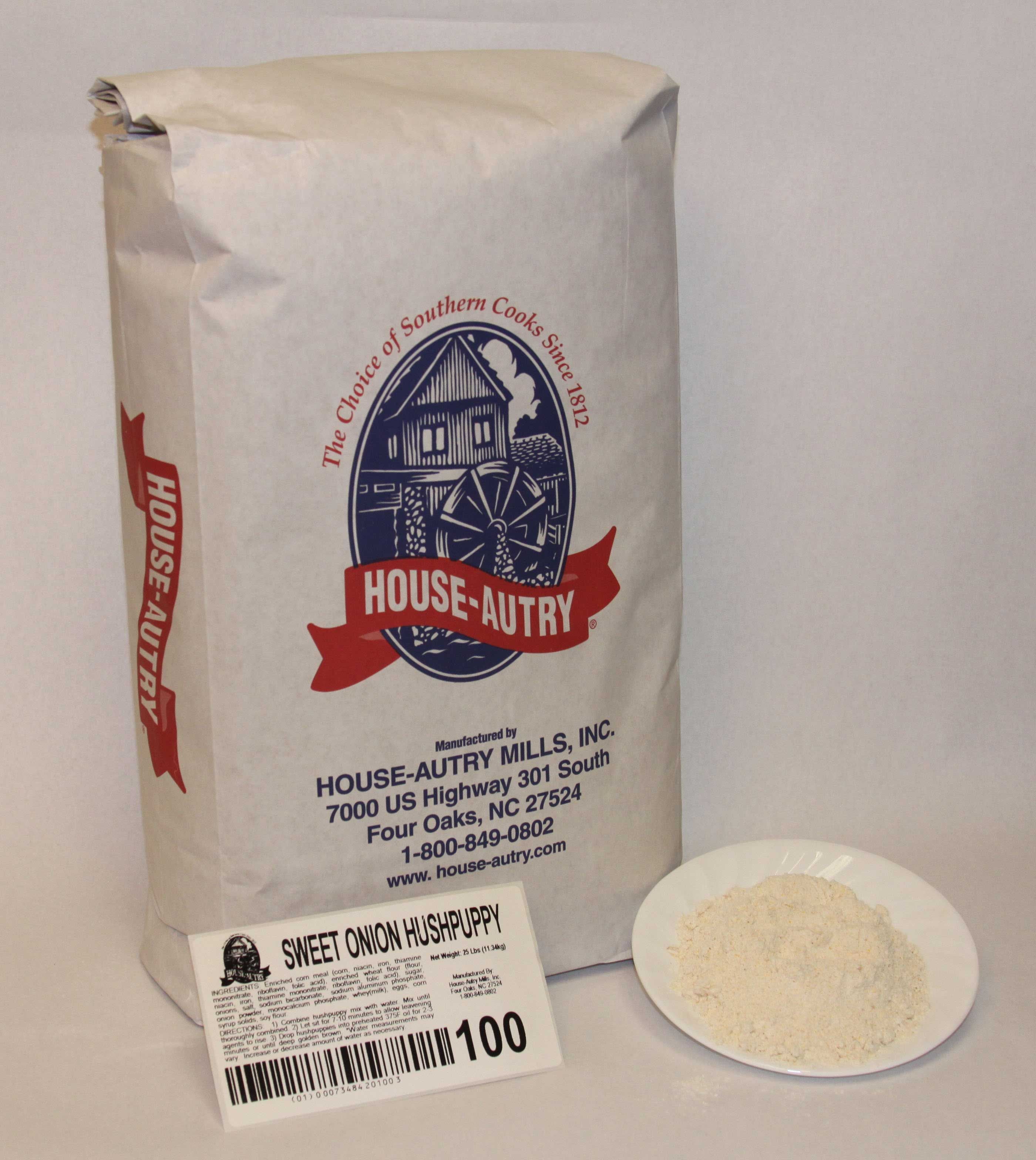 House-autry Hushpuppy Mix With Sweet Onion, 25 Pound