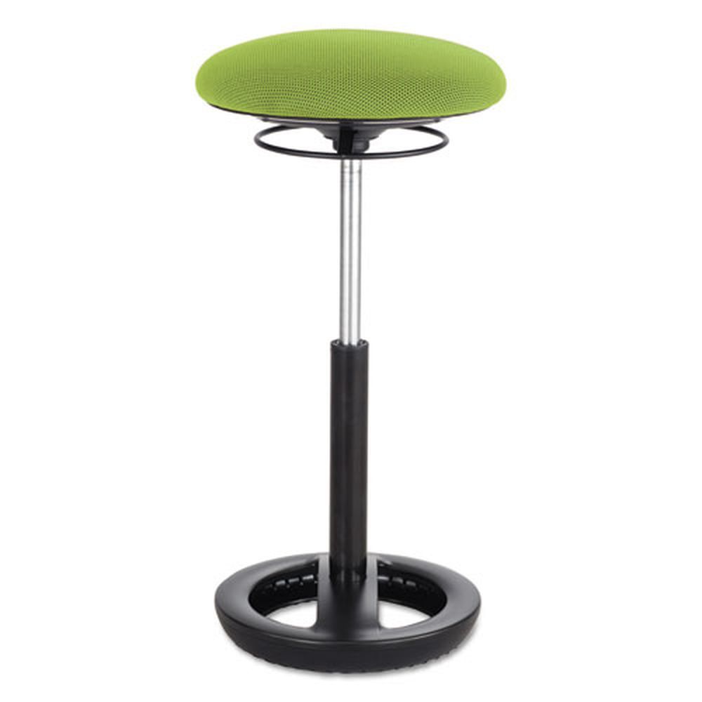 Safco 22 To 32 Inch High Green Seat And Black Base Twixt Extended-height Ergonomic Chair, Supports 250 Pound
