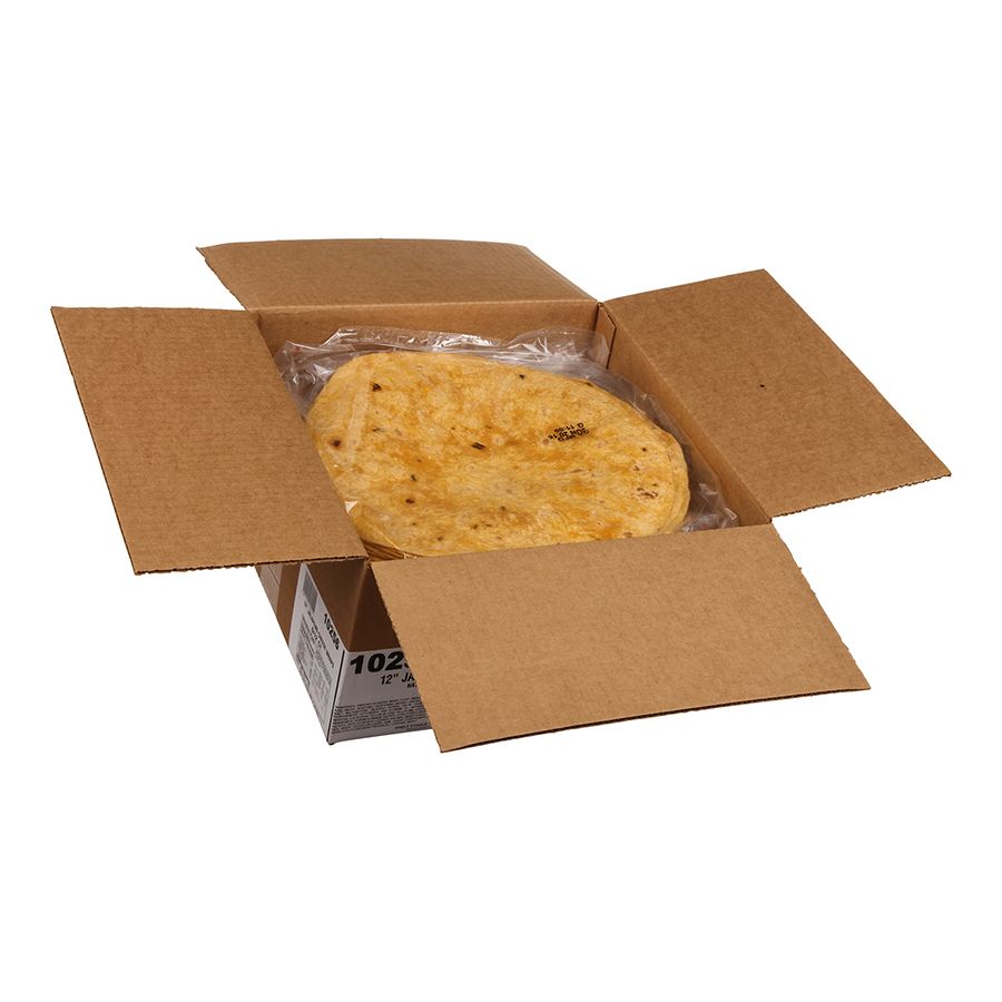 Mission Foods Jalapeno Cheese Wrap, 12 Inch, 12 Count -- 6 Per Case