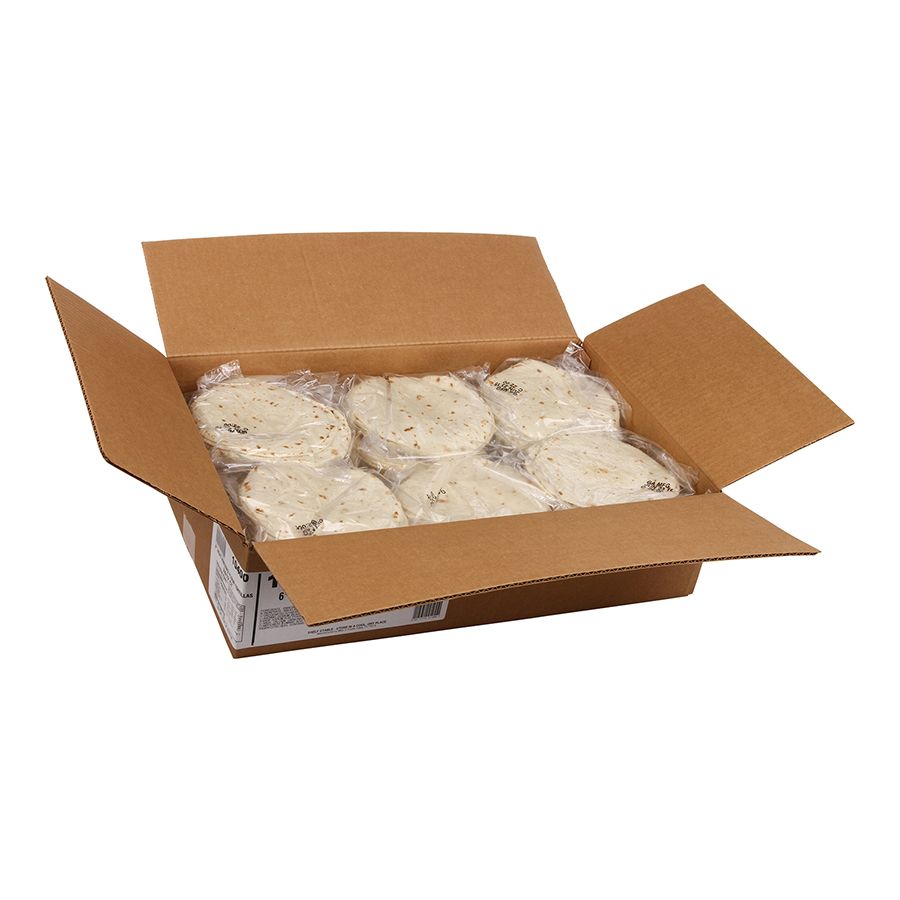 Mission Foods Heat Pressed Flour Tortilla, 6 Inch, 12 Count -- 24 Per Case