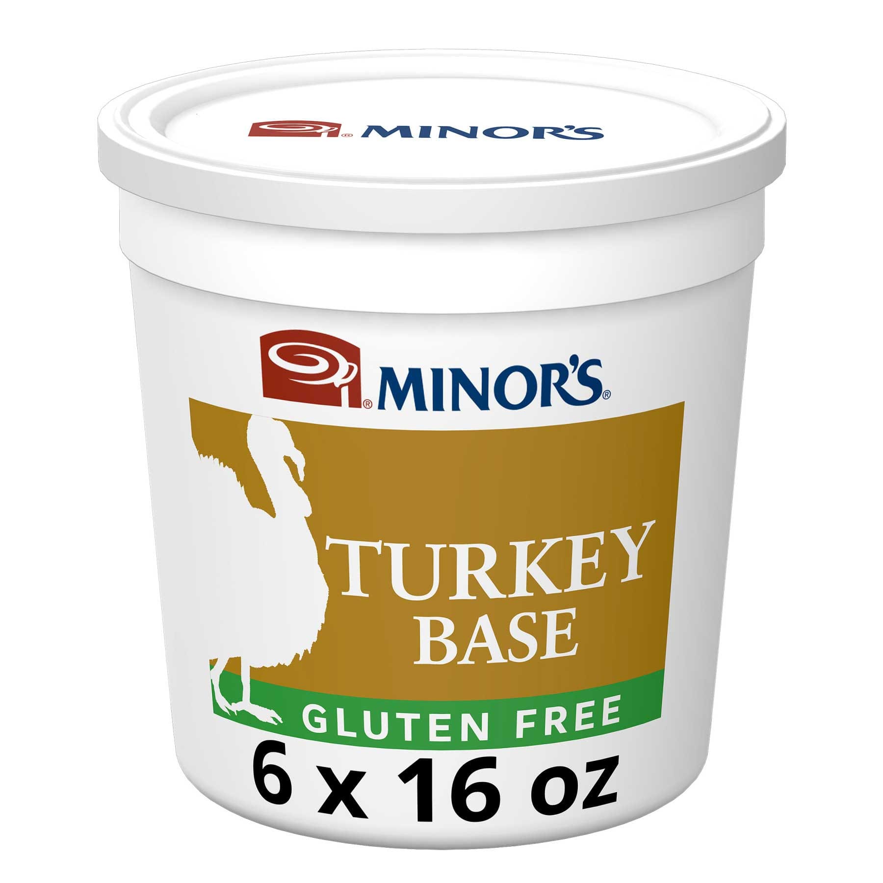Minor's No Added Msg Turkey Base, 1 Pound -- 6 Per Case