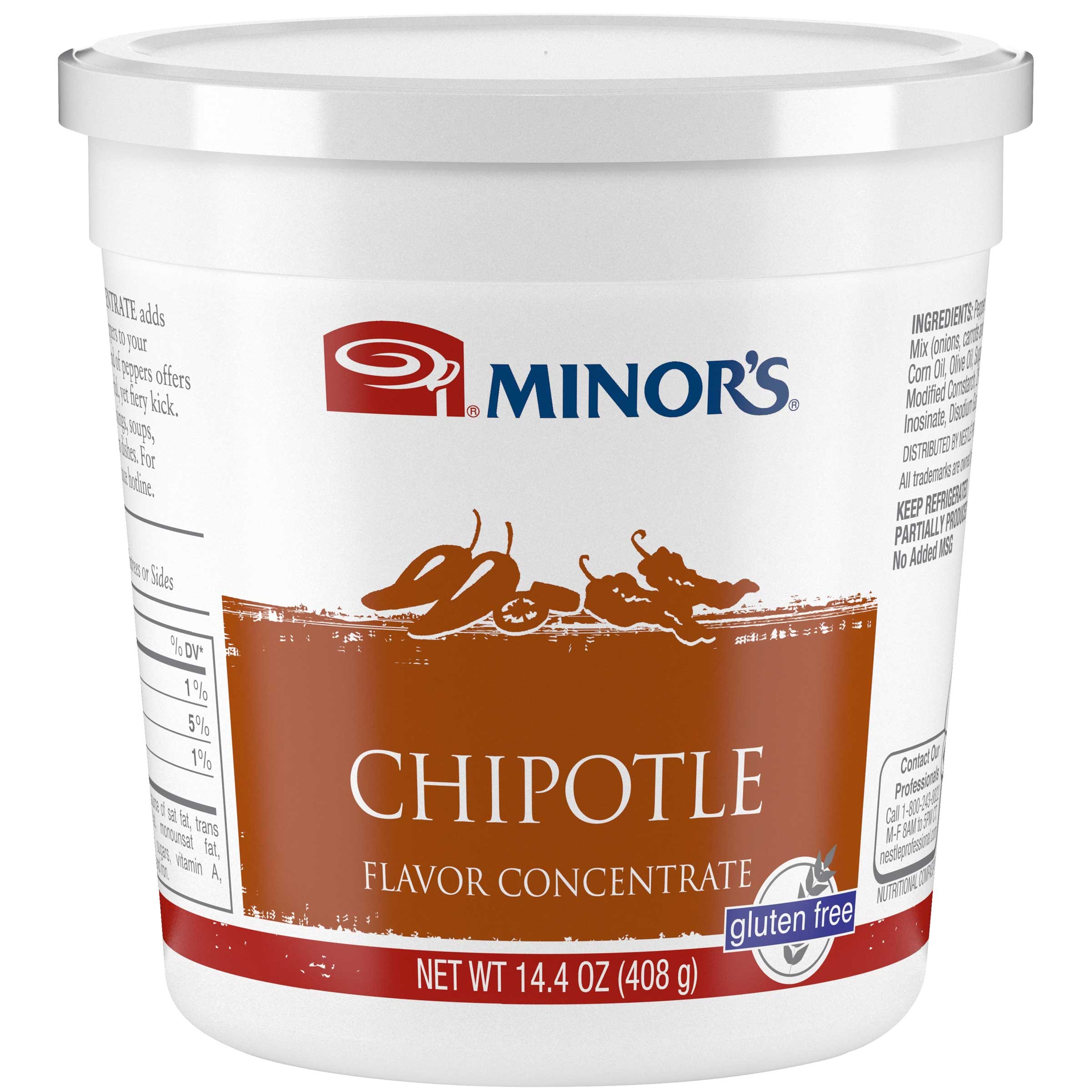 Minor's Chipotle Flavor Concentrate, 14.4 Ounce -- 6 Per Case