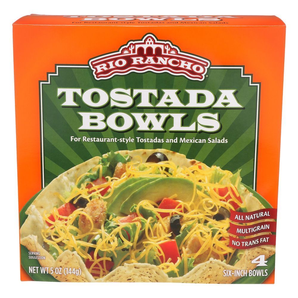 Rio Rancho Tostada Bowls, 5 Ounce -- 4 Per Case