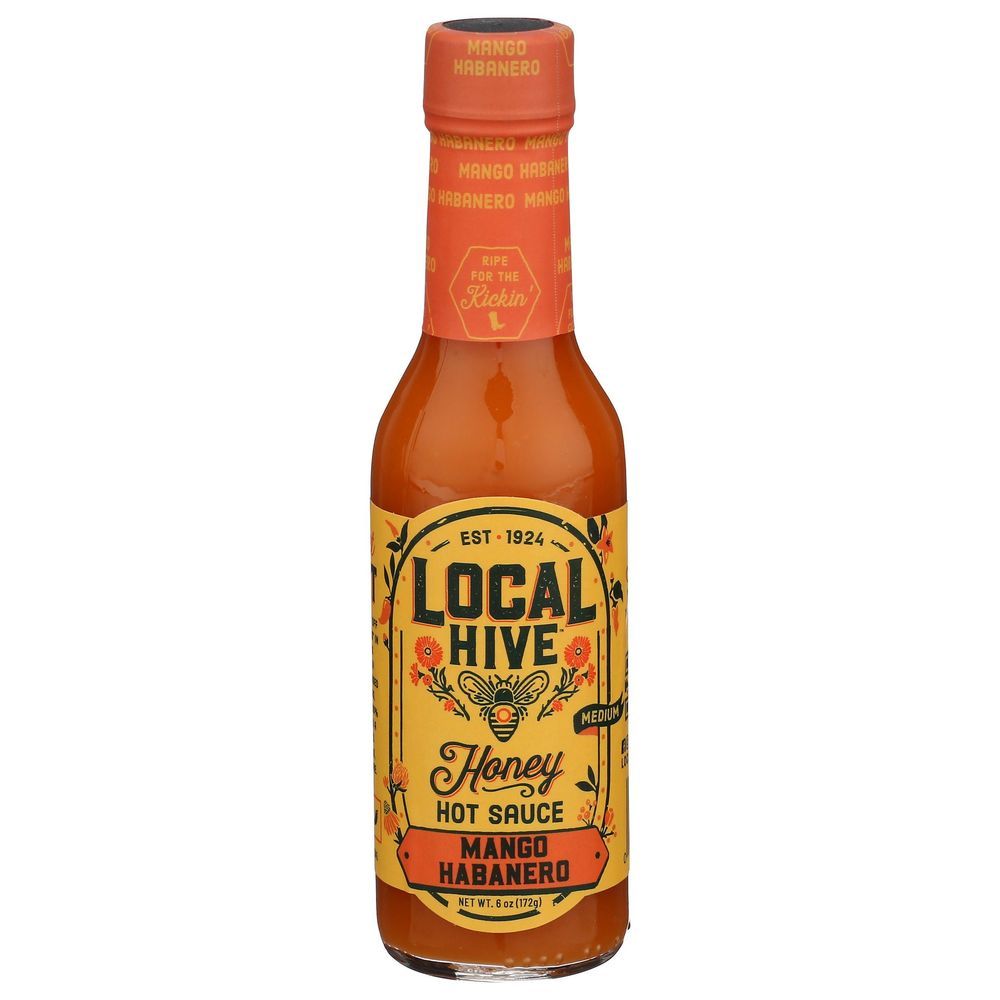 Local Hive Mango Habanero Honey Hot Sauce, 6 Fluid Ounce -- 12 Per Case