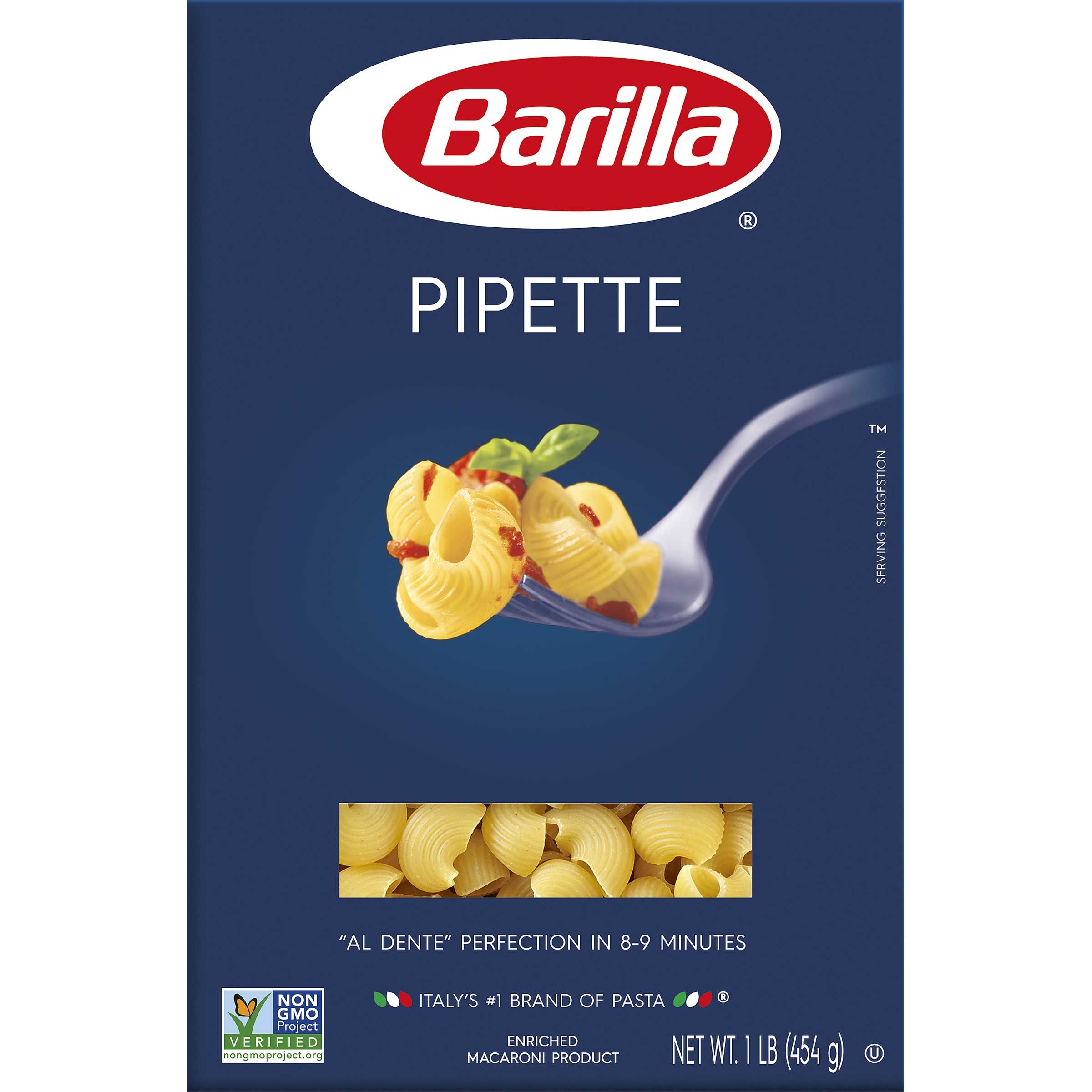 Barilla Pipette Pasta, 16 Ounce -- 12 Per Case