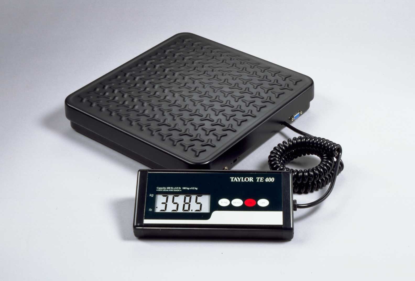 Taylor Electronic Digital Receiving Scale, 400 Pound