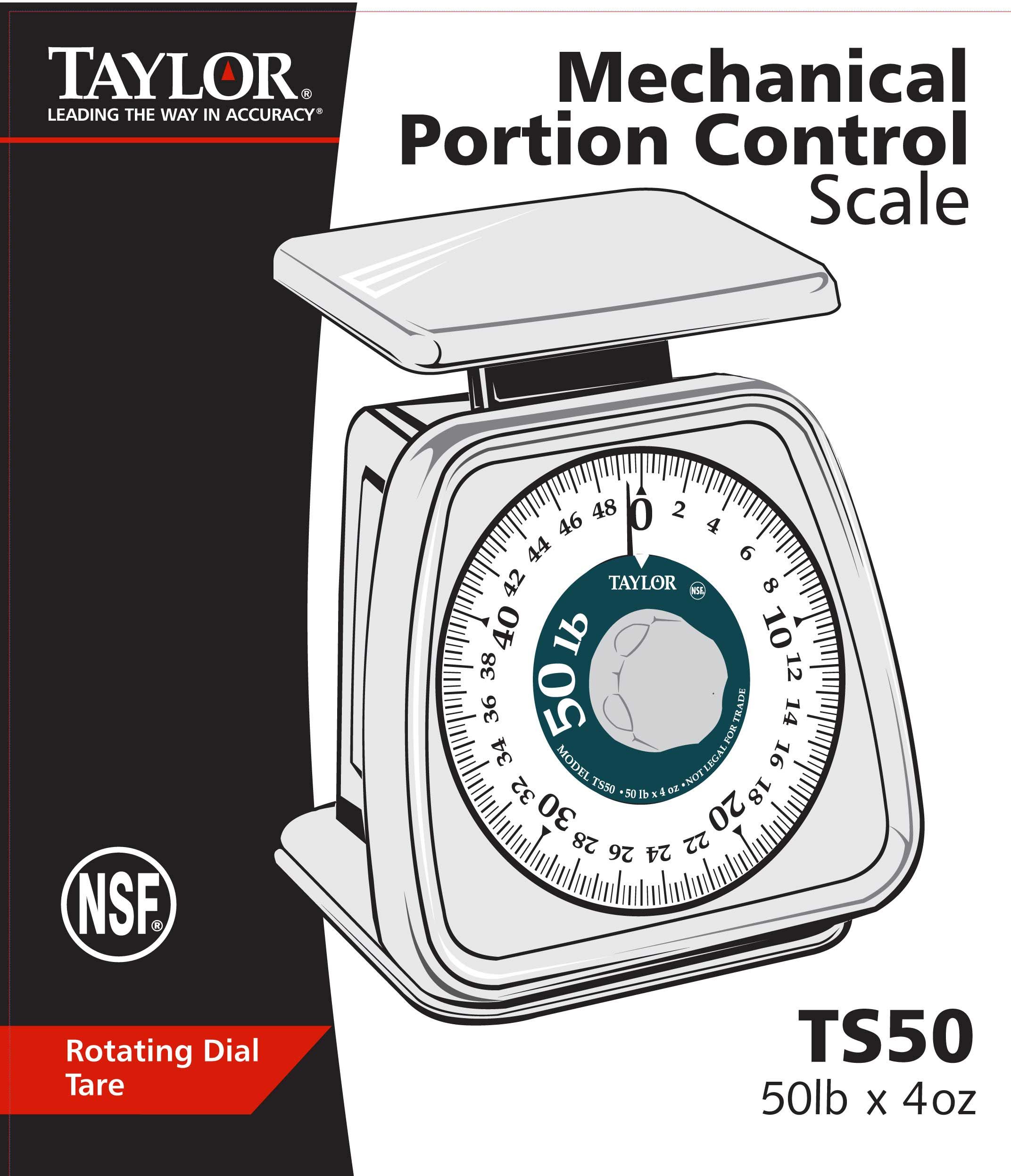 Taylor Rotating Dial Mechanical Scale, Portion Control Scale, 4 Ounce