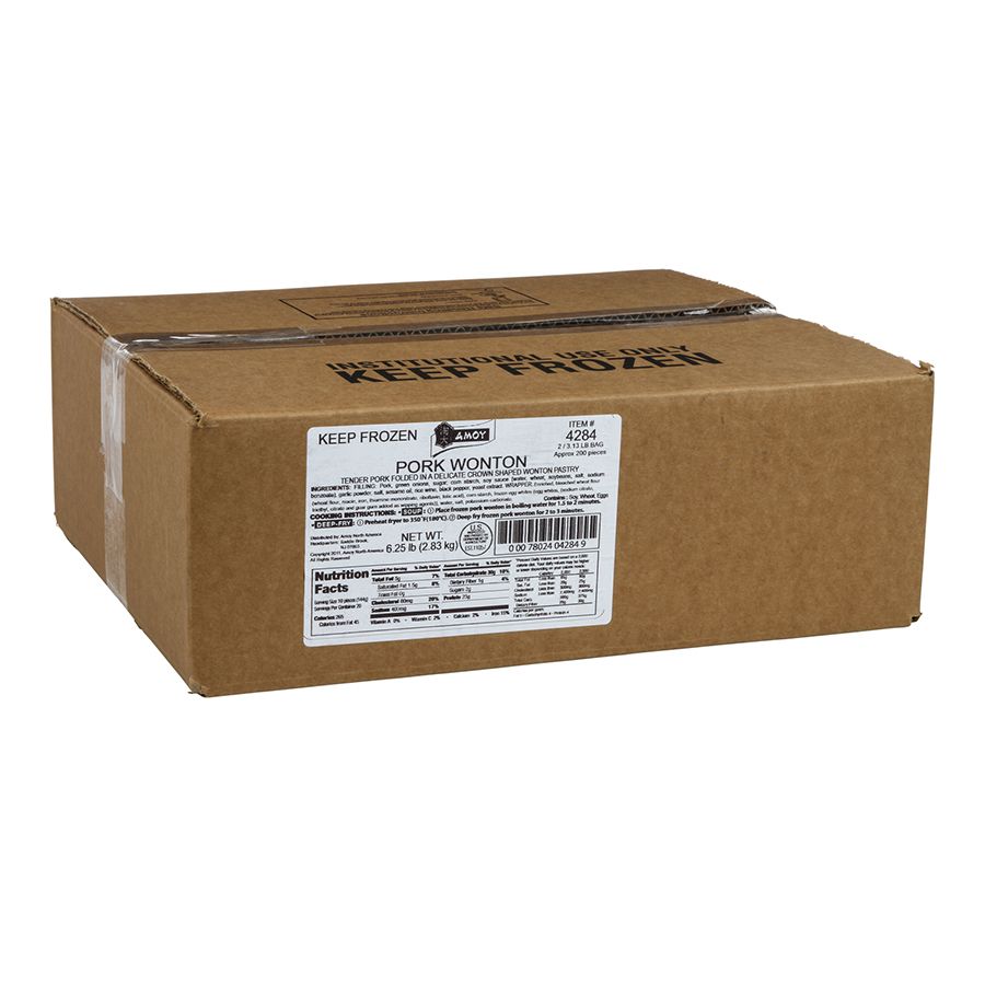 Amoy Pork Wonton, 0.5 Ounce -- 200 Per Case