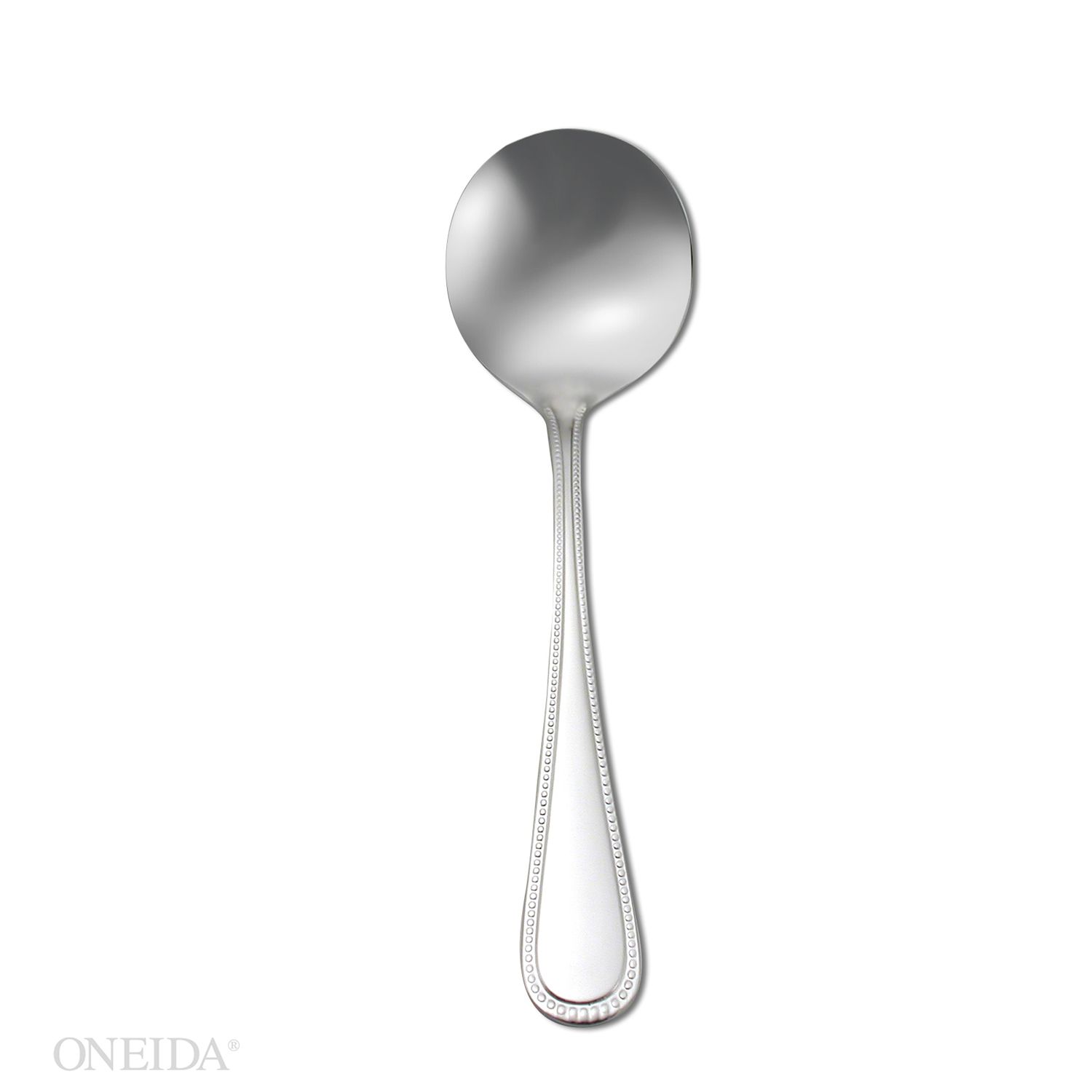 Oneida 4 Star Collection Europa Pearl Round Bowl Soup Spoon, 6 Inch -- 12 Per Case
