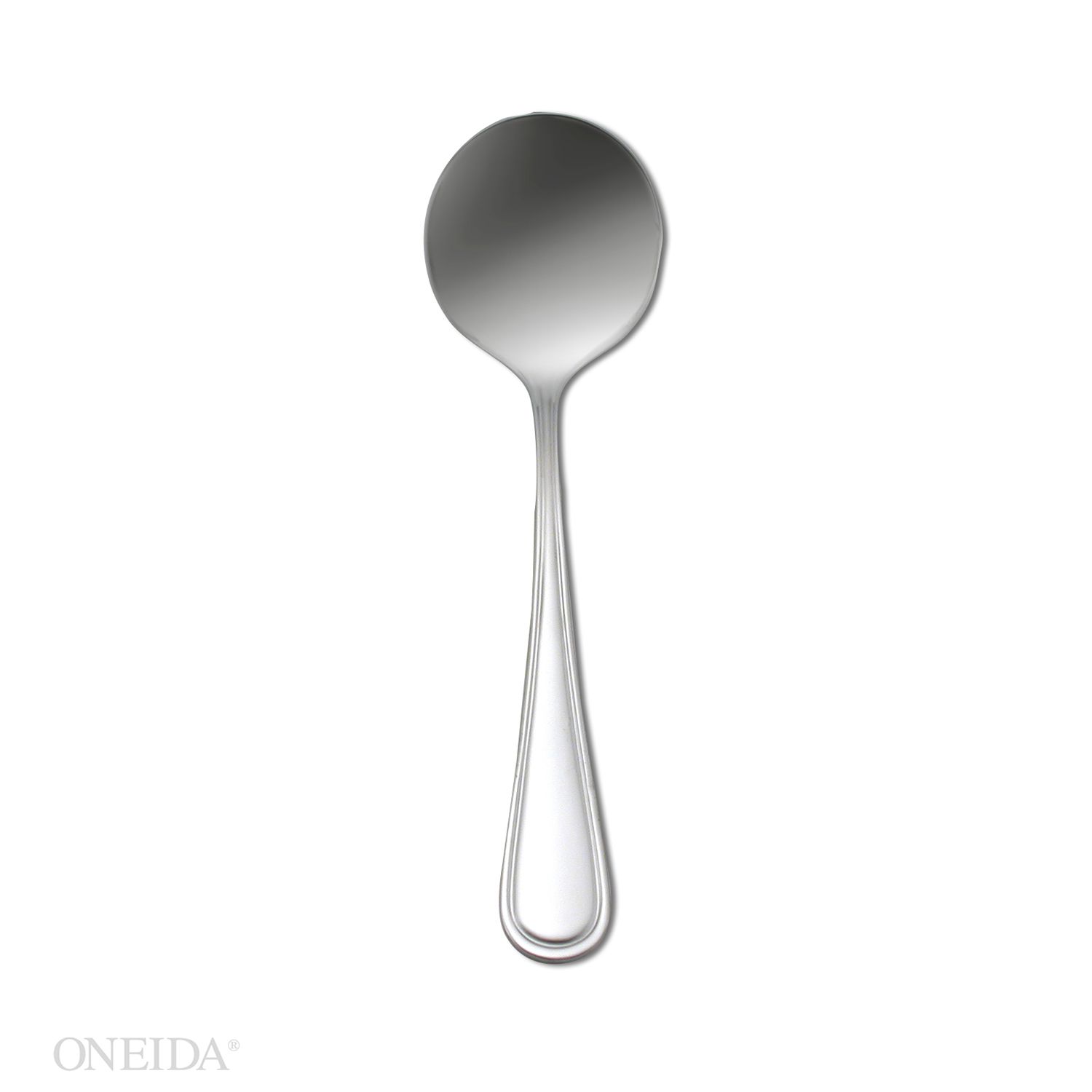 Oneida New Rim Silverplated Bouillon Spoon -- 12 Per Case