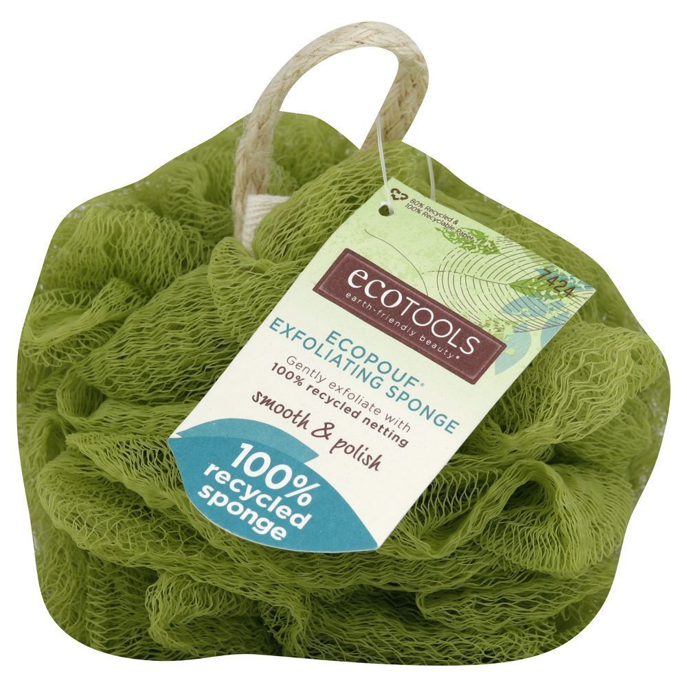 Ecotools Exfoliating Eco Pouf Sponge -- 6 Per Case