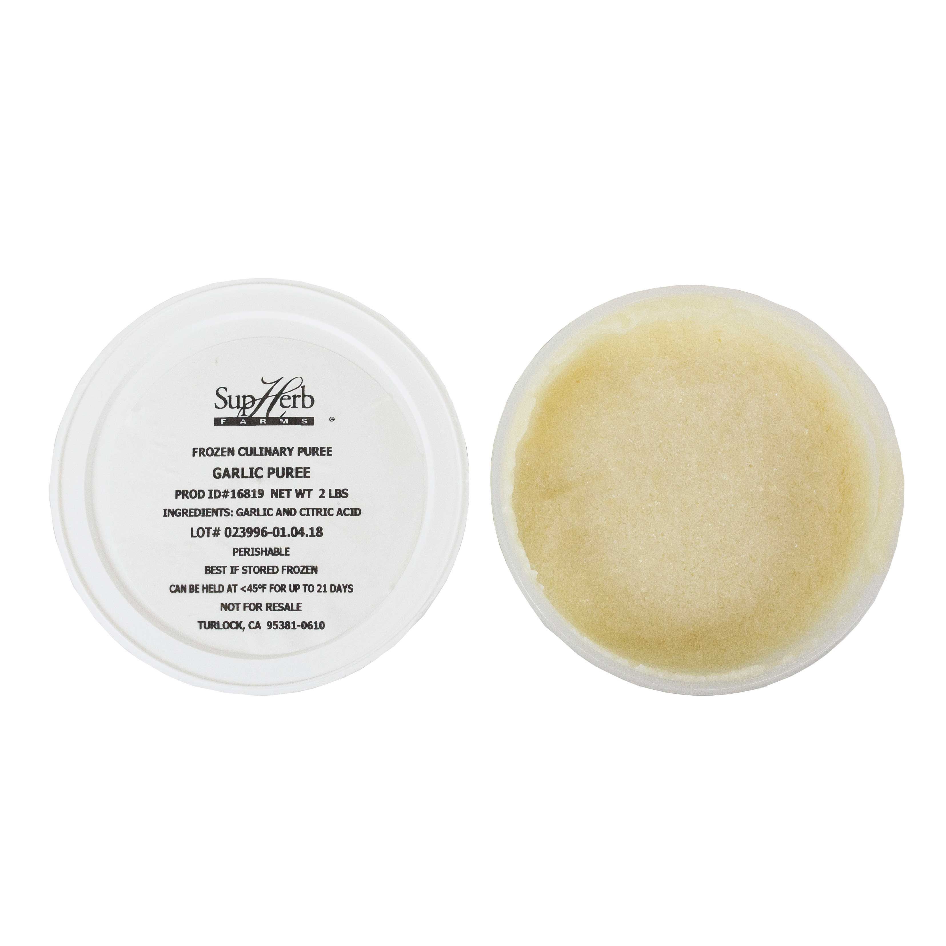 Supherb Farms Garlic Puree, 2 Pound -- 2 Per Case