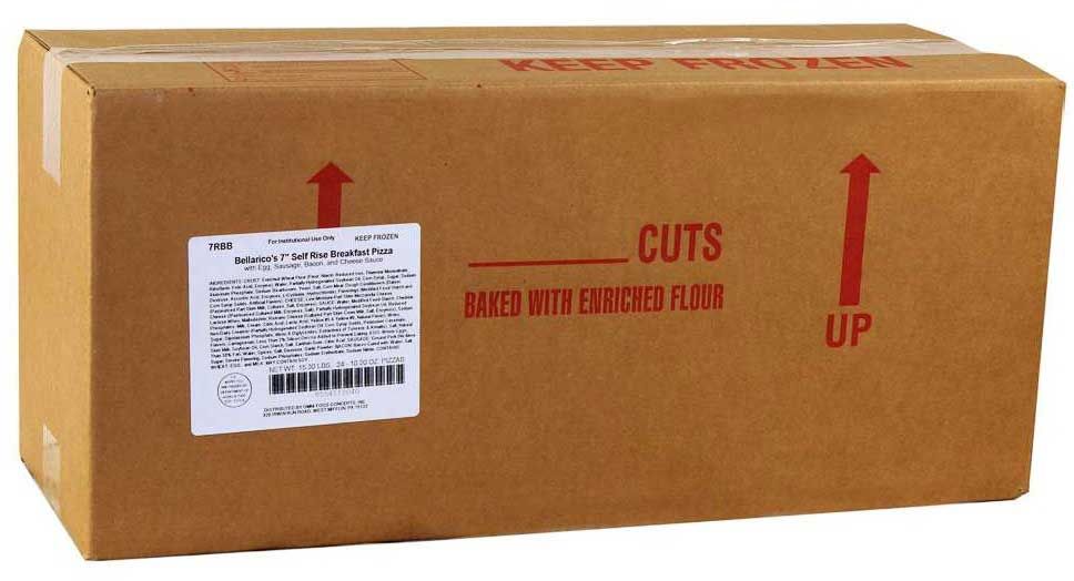 Bellarico's Self Rising Breakfast Pizza, 7 Inch -- 24 Per Case