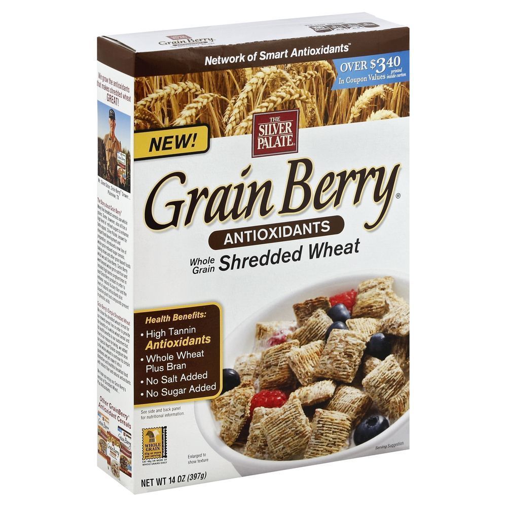 Grain Berry Shredded Wheat Cereal, 14 Ounce -- 6 Per Case