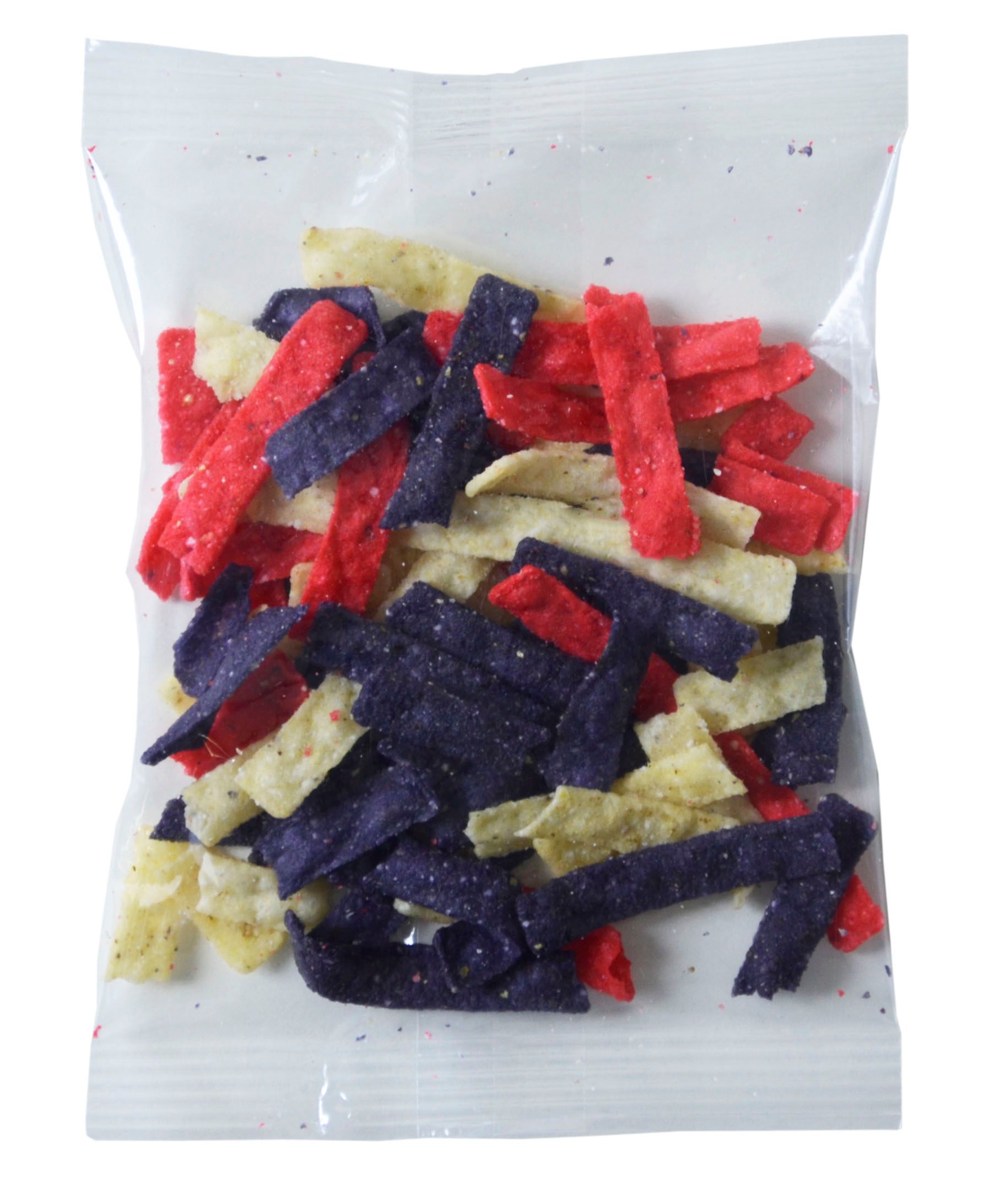 Fresh Gourmet Tri Colored Tortilla Strips, 0.5 Ounce -- 100 Per Case