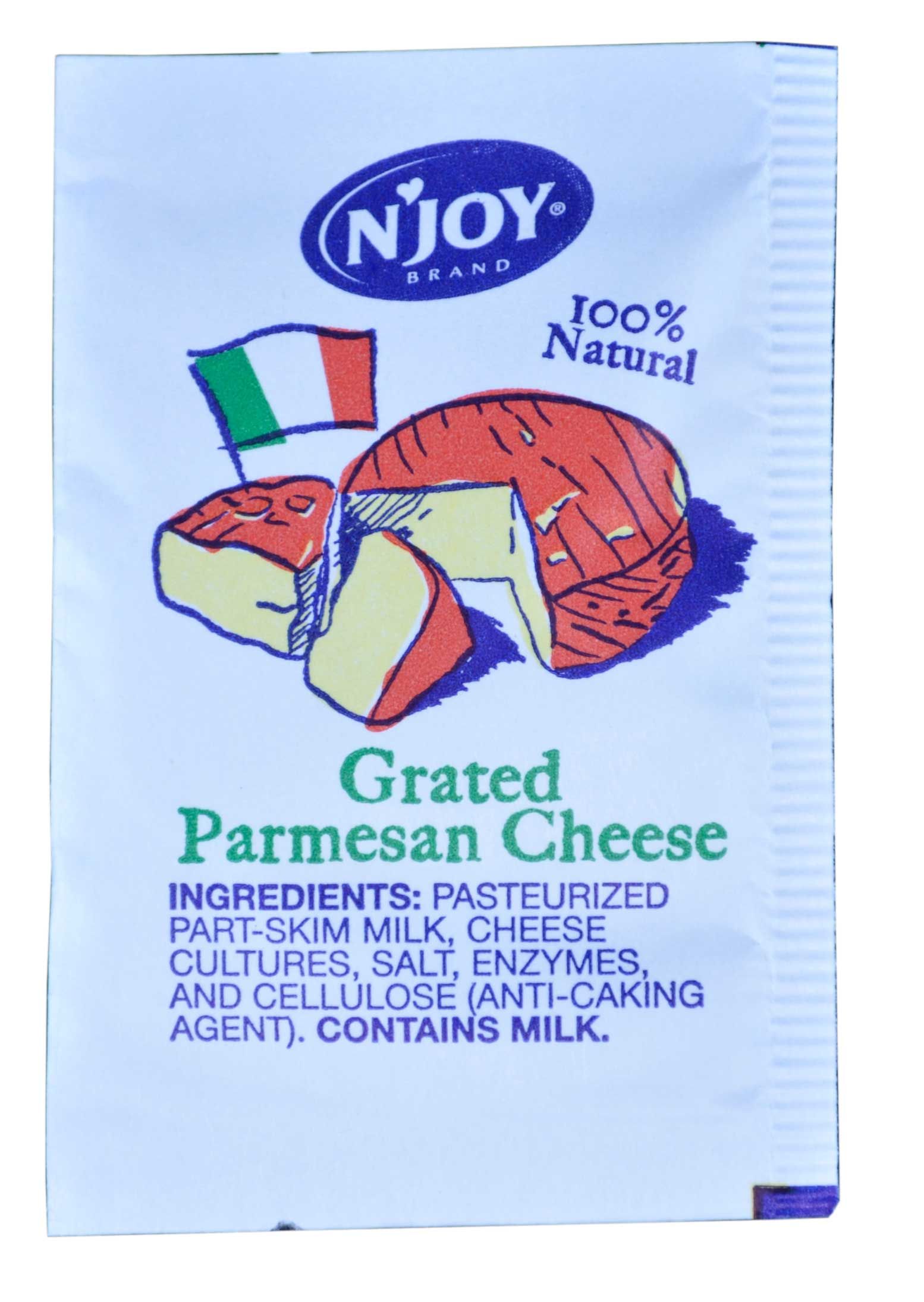 N'joy Parmesan Cheese Packet, 3.5 Gram -- 200 Per Case