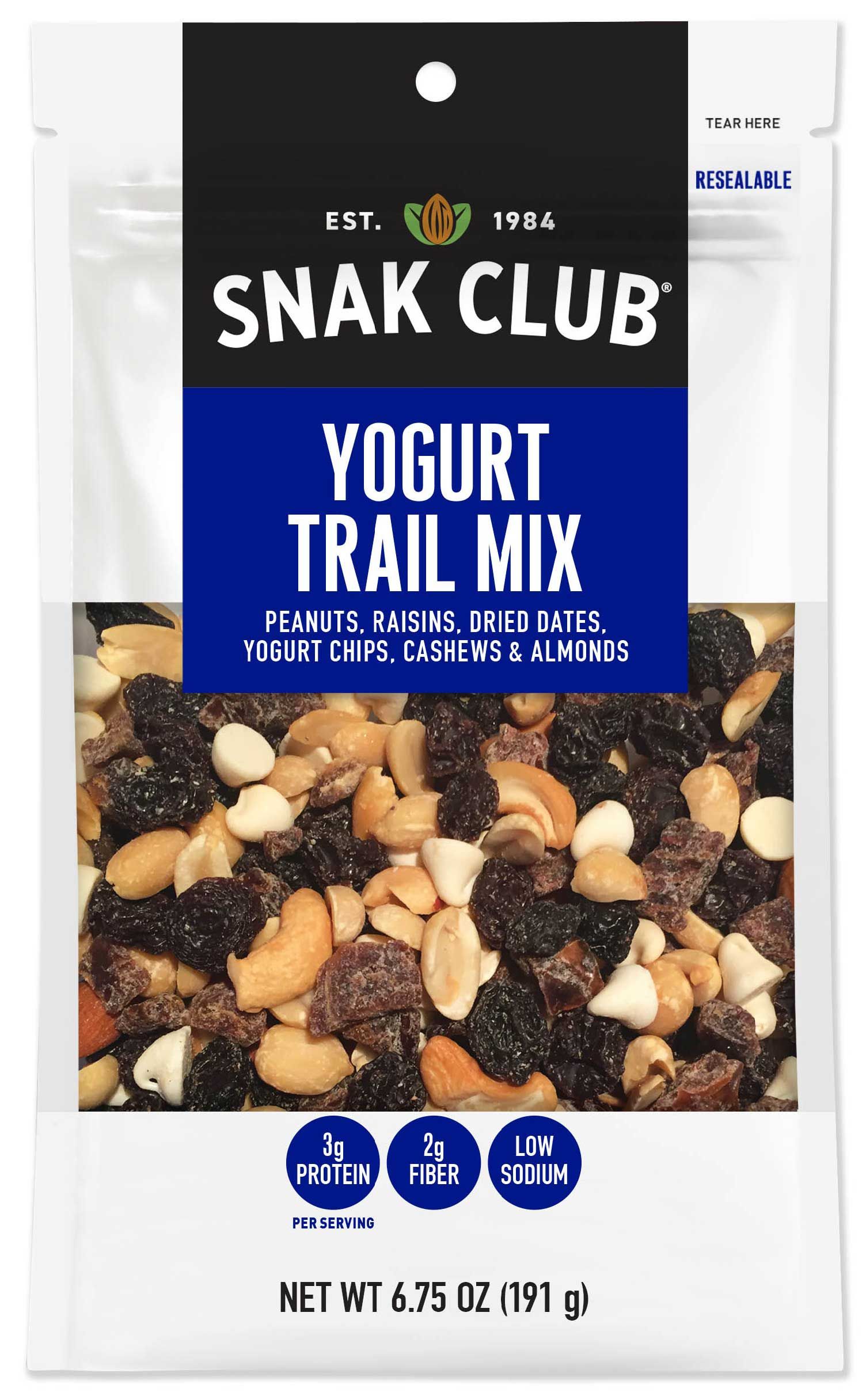 Snak Club Yogurt Trail Mix, 6.75 Ounce -- 6 Per Case