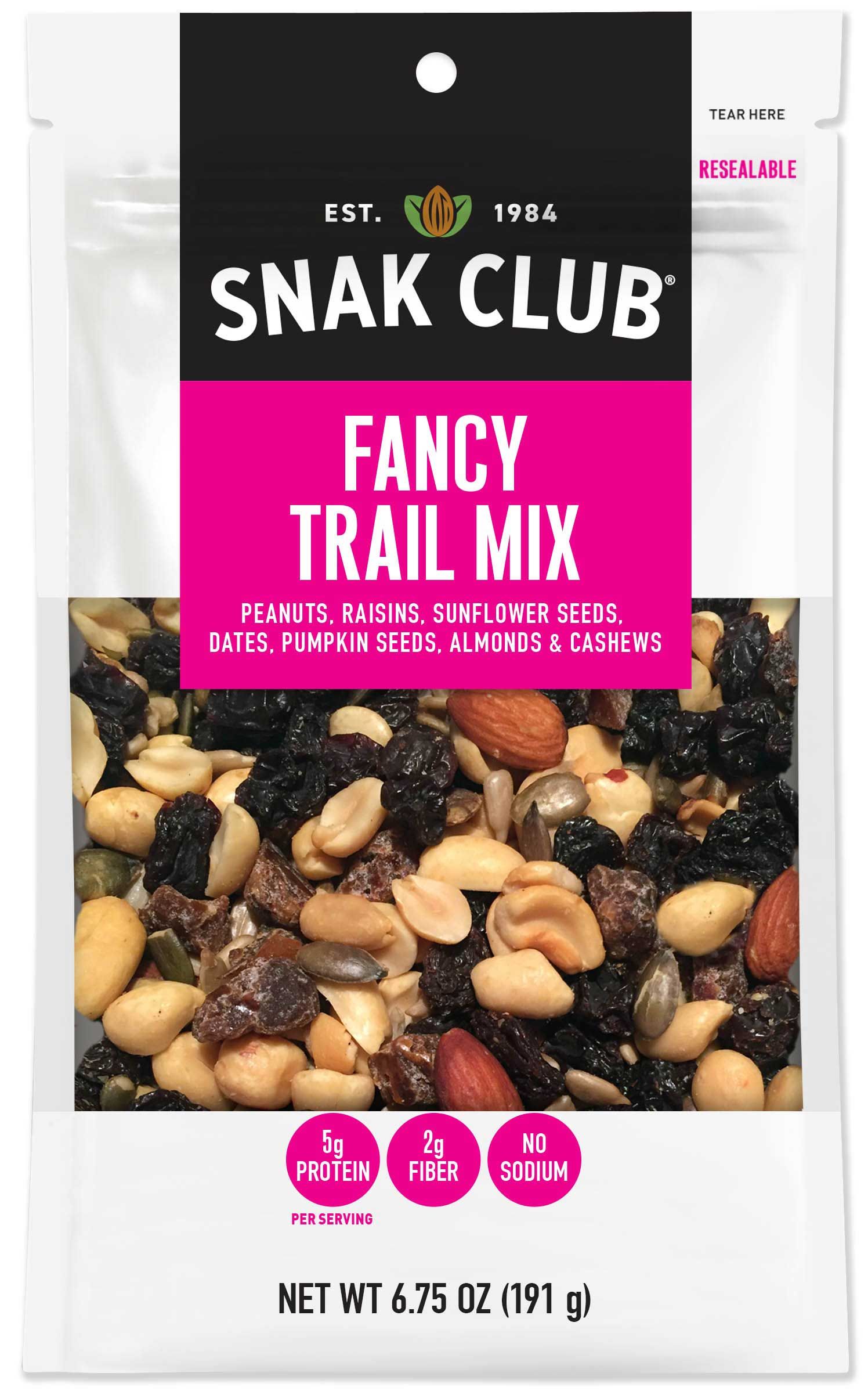 Snak Club Fancy Trail Mix, 6.75 Ounce -- 6 Per Case