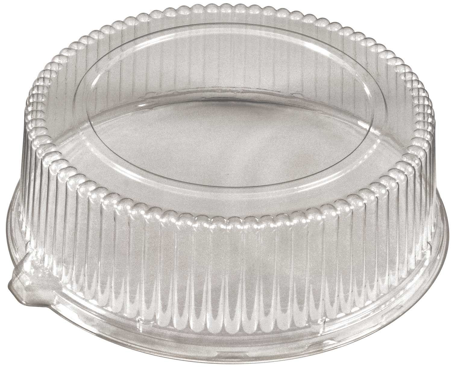 D&w Fine Pack Partipak Fluted Dome Lid Tray, 12 Inch -- 50 Per Case