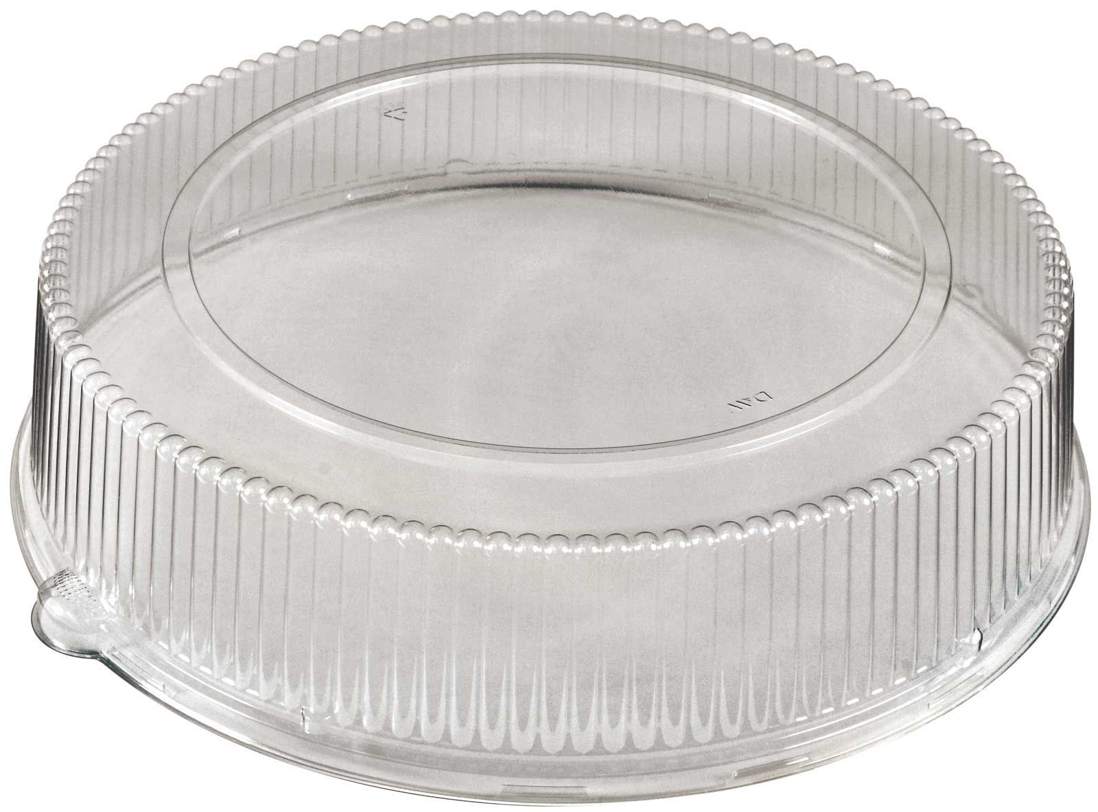 Partipak Pete Round Everyday Fluted Dome Lid Only, 18 Inch -- 50 Per Case