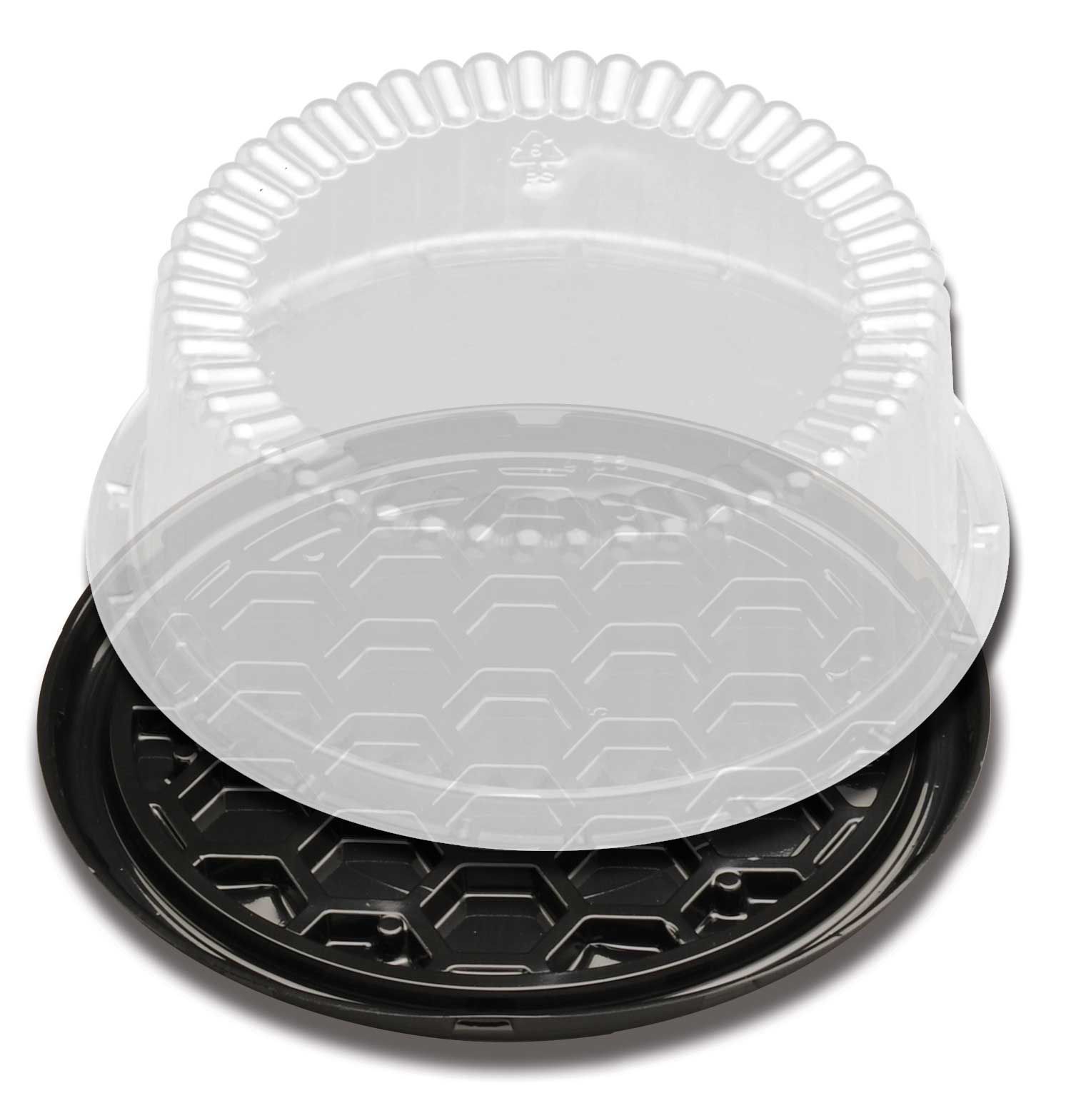 D & W Fine Pack 1 2 Layer Cake Display Container, 7 Inch -- 180 Per Case