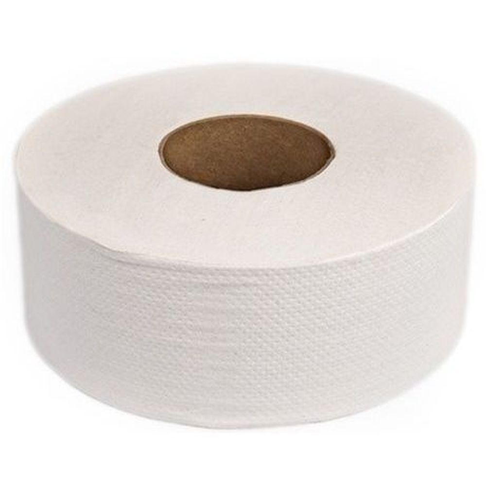 Roses White 2 Ply Jumbo Bath Tissue Roll, 3.4 Inch X 700 Feet -- 12 Per Case