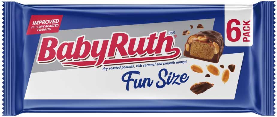 Baby Ruth Chocolate Bar- Multipack, 3.9 Ounce -- 24 Per Case