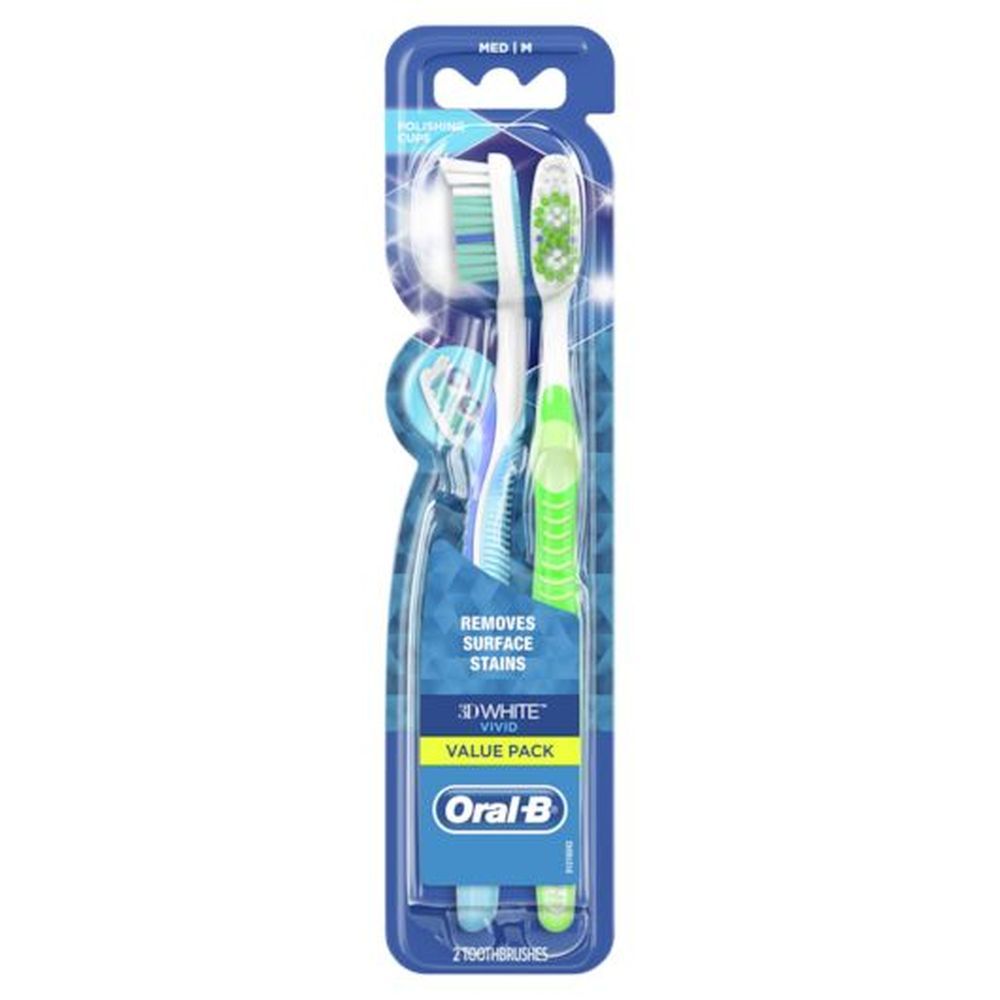 Oral B Adult Manual Toothbrush, 2 Count -- 72 Per Case