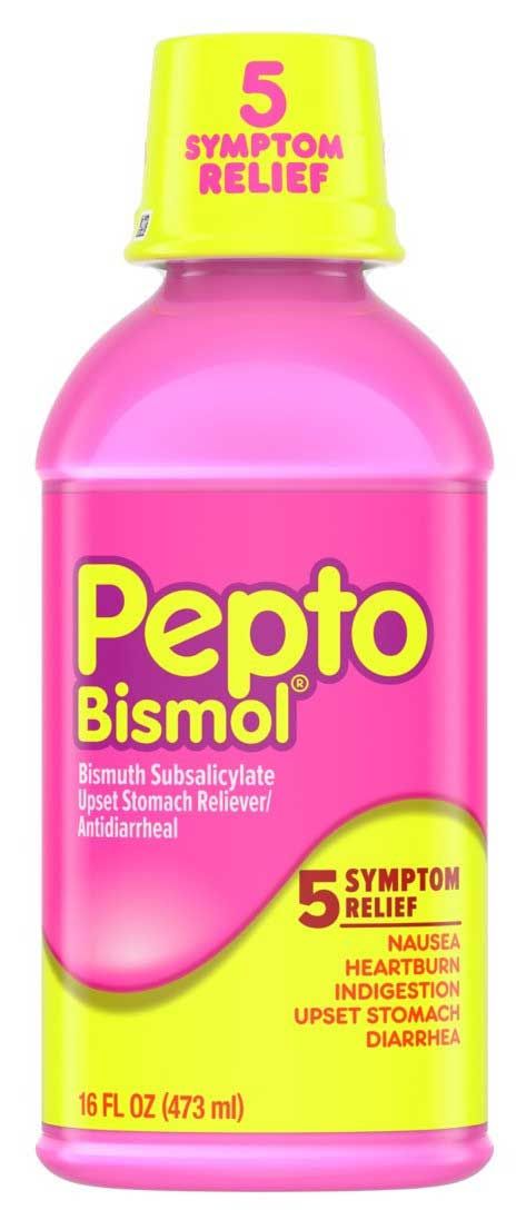 Pepto-bismol Symptom Relief Regular Strength Liquid, 16 Fluid Ounce -- 15 Per Case