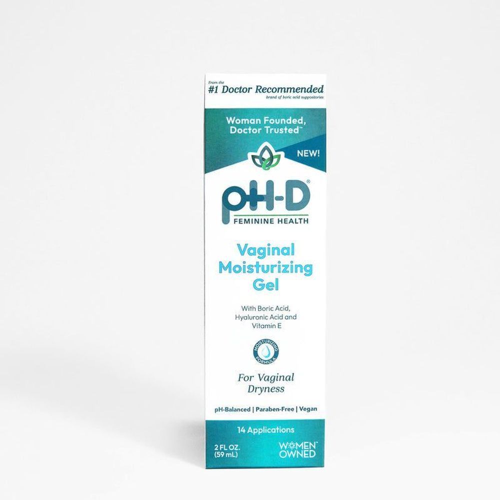 Ph-d Feminine Health Boric Acid Moisturizing Gel For Vaginal Dryness, 2 Ounce