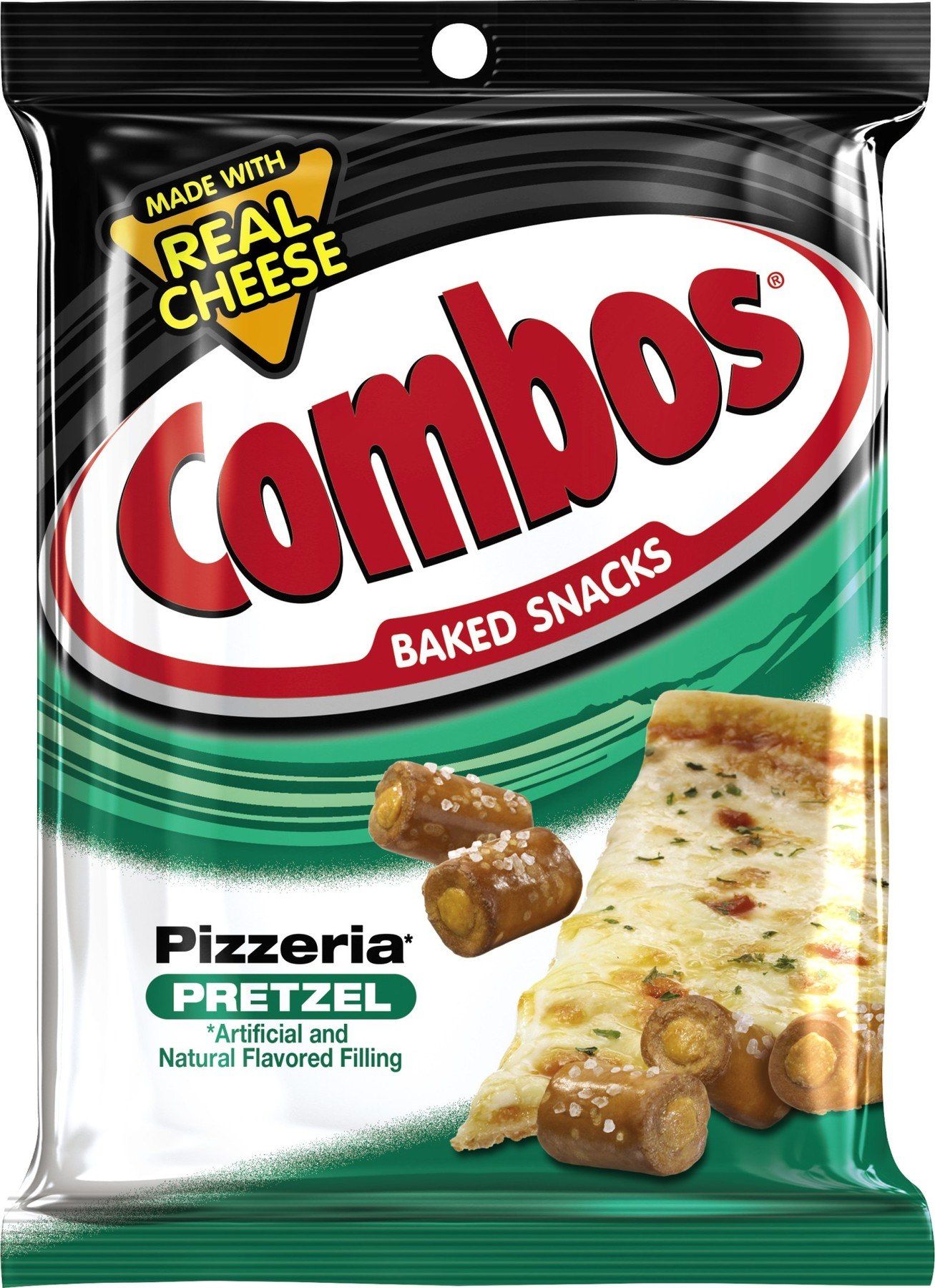 Combos Pizzeria Pretzel Snack, 6.3 Ounce -- 12 Per Case