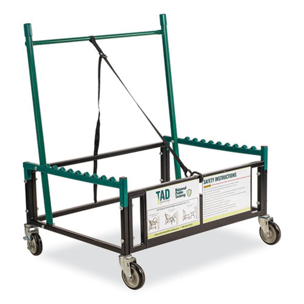 Nps Black And Green Table Assist Dolly, 1000 Pound Capacity