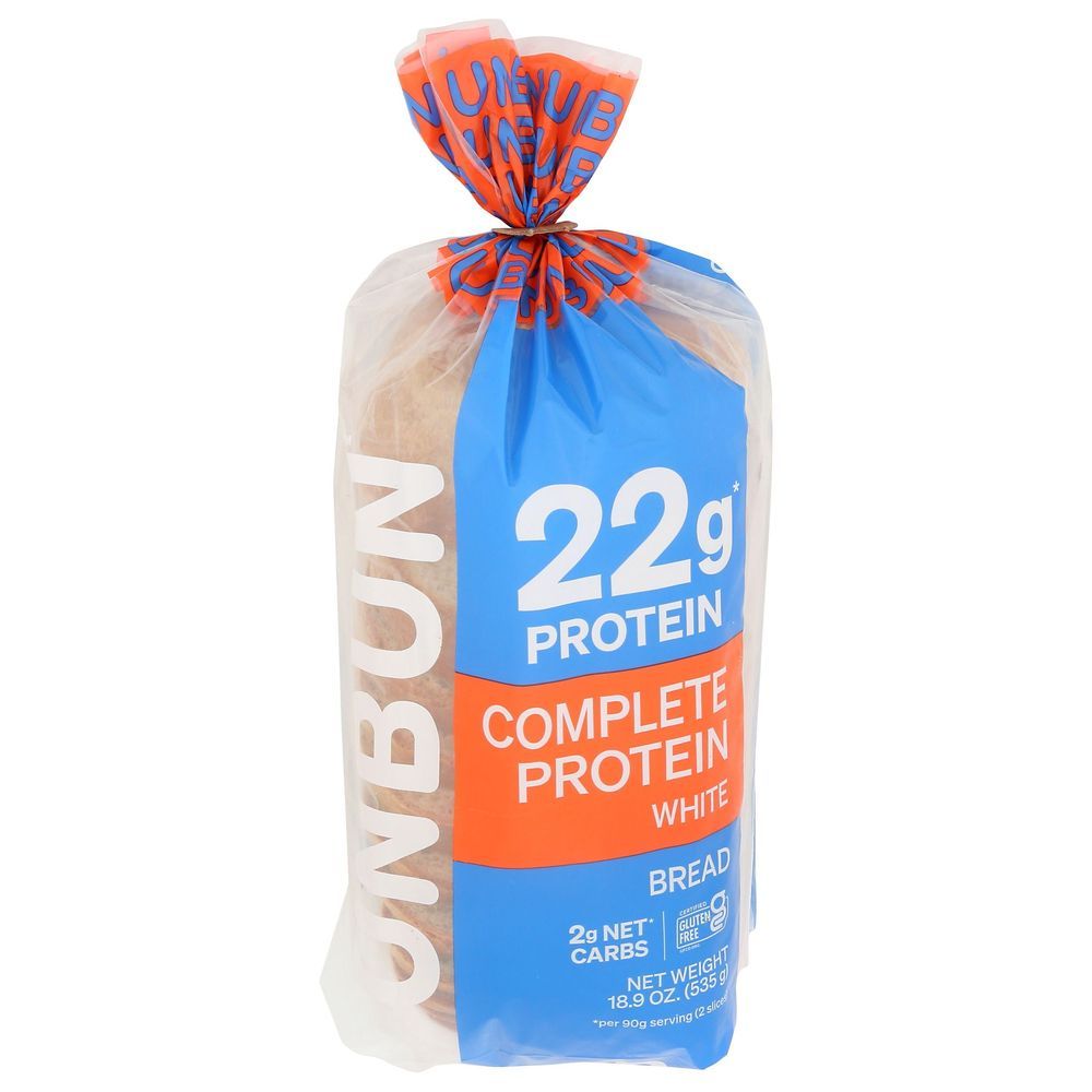 Unbun White Complete Protein Bread, 18.9 Ounce -- 6 Per Case