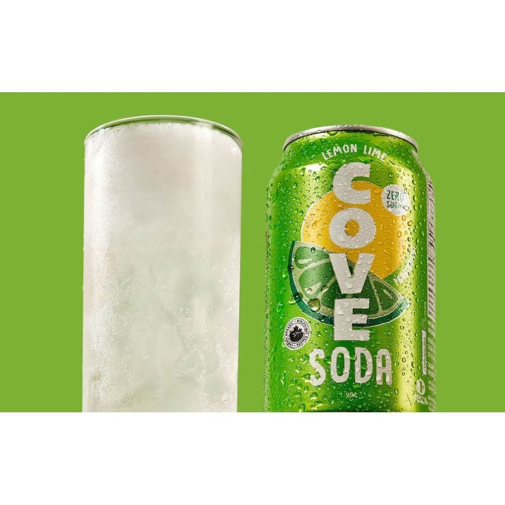 Cove Healthy Probiotic Lemon Lime Soda, 12 Fluid Ounce -- 12 Per Case