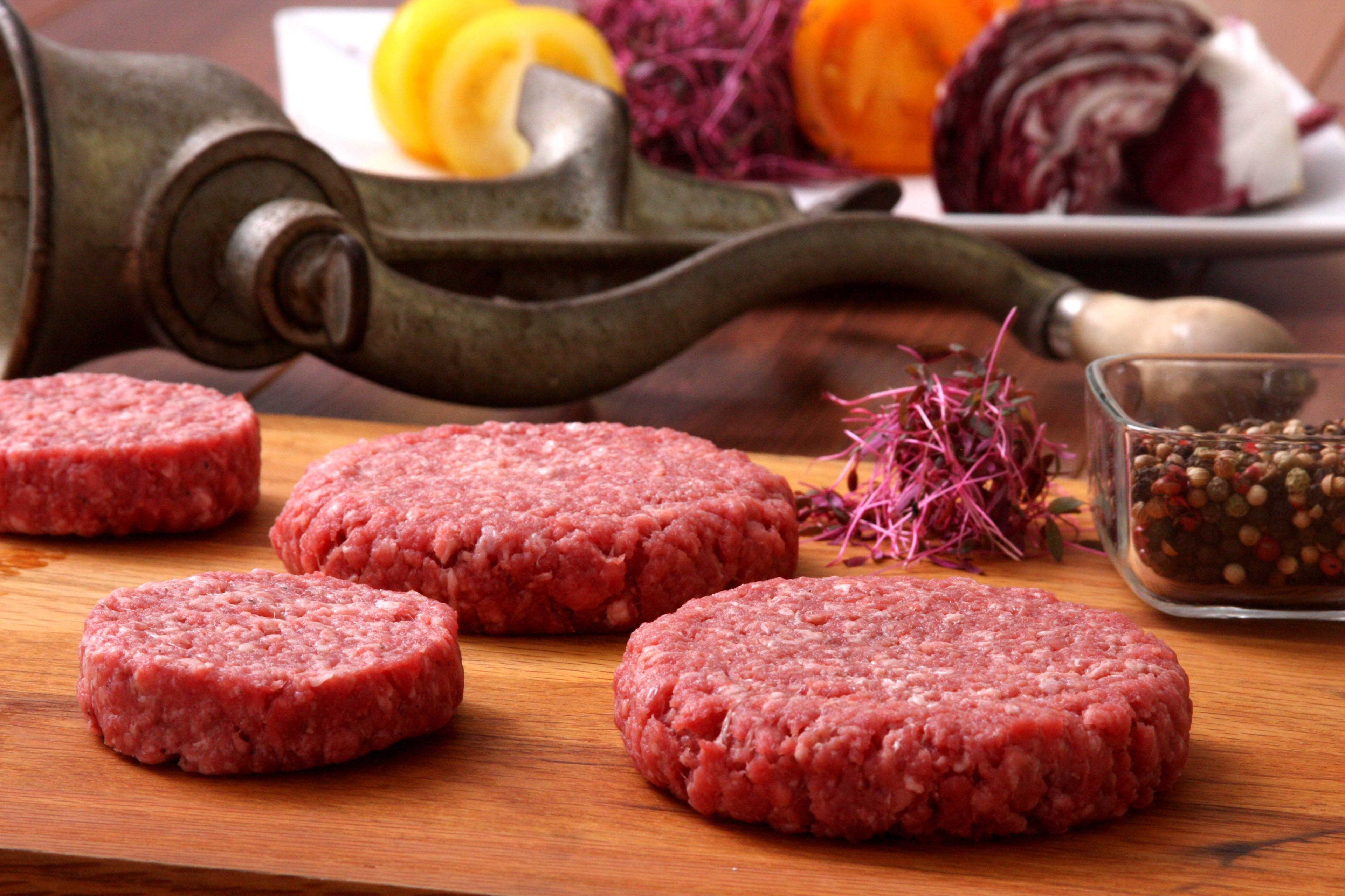 Broadleaf Round 8-1 Australian Kobe-style Beef Wagyu Patties, 2 Ounce -- 80 Per Case