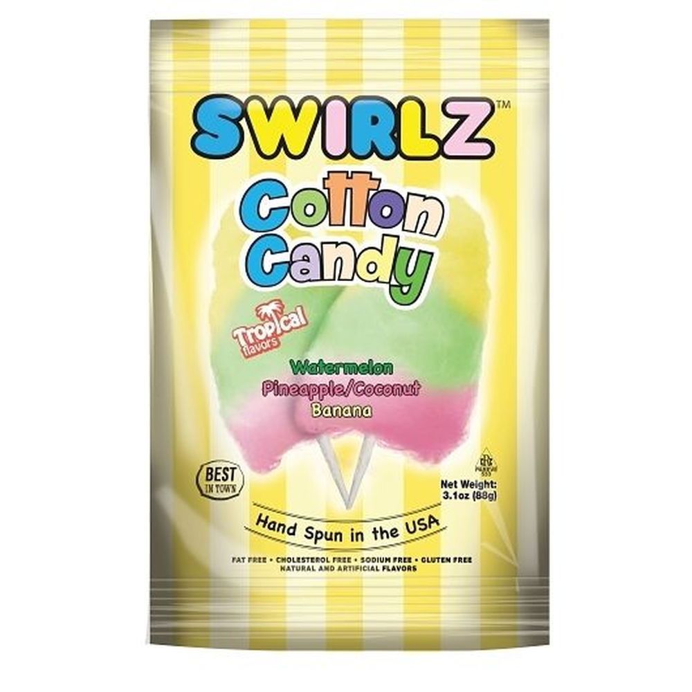Swirlz Cotton Candy, 3.1 Ounce -- 12 Per Case