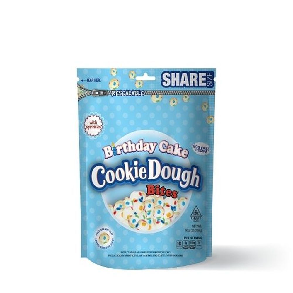 Cookie Dough Share Size Birthday Cake Bites, 10.5 Ounce Sub -- 8 Per Case