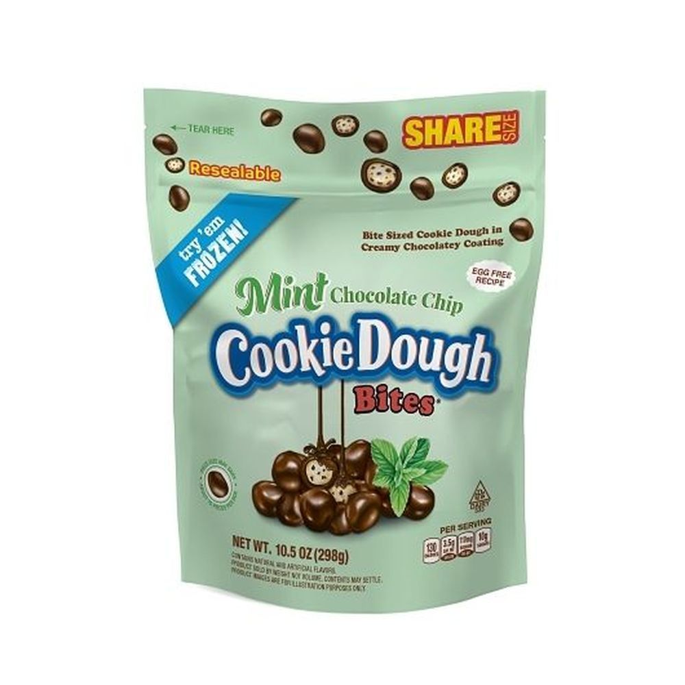 Cookie Dough Bites Mint Chocolate Chip Cookie Dough Bites, 10.5 Ounce -- 8 Per Case