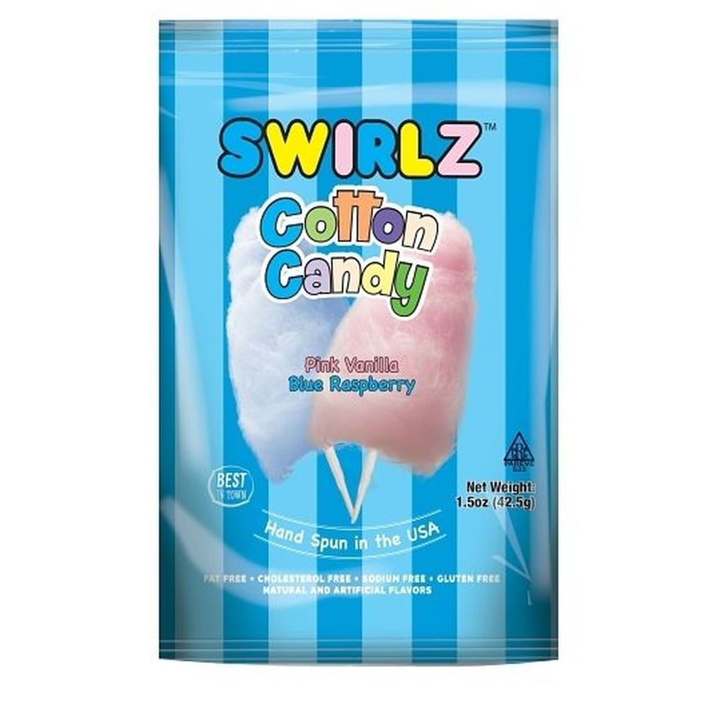 Swirlz Cotton Candy, 1.5 Ounce -- 12 Per Case