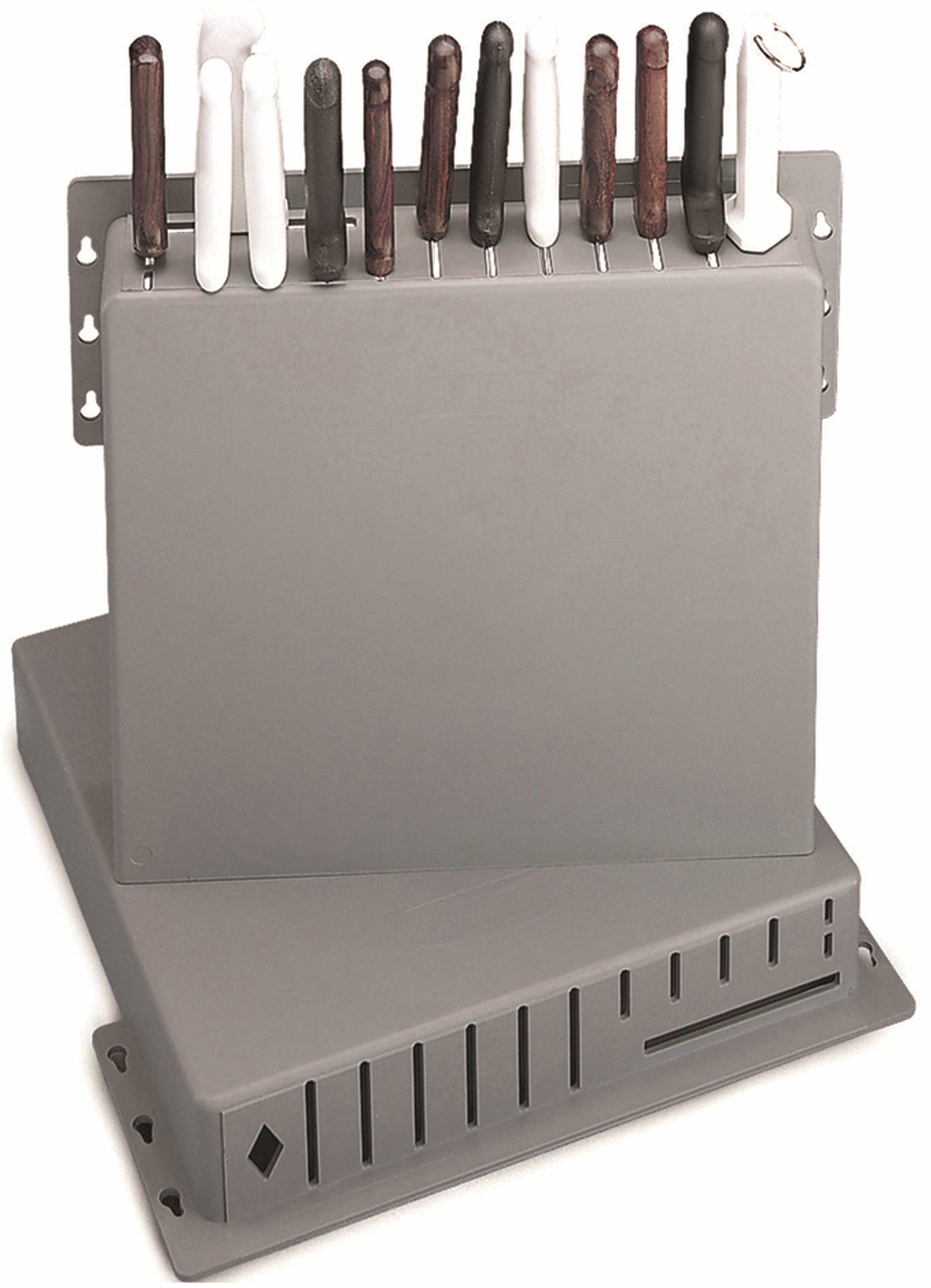 Tablecraft Plastic Knife Rack, 15 X 16 X 3 Inch