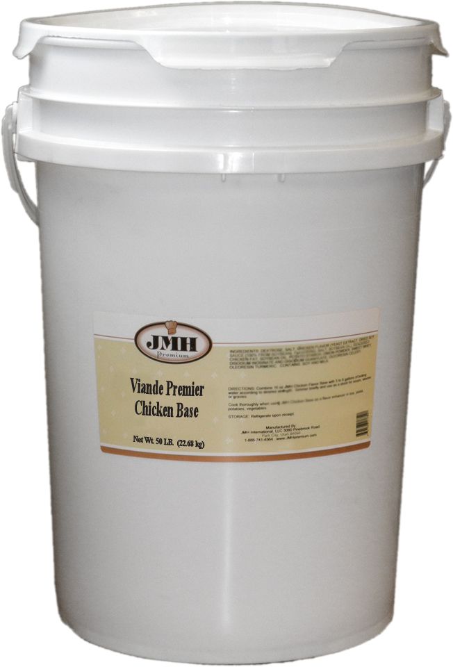 Jmh Premium No Msg Viande Premier Chicken Base, 50 Pound