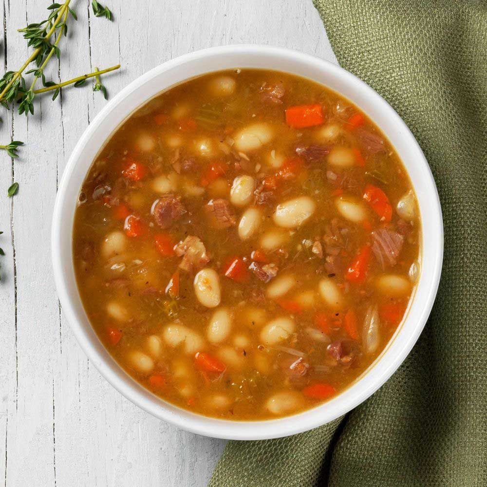 Soup Supreme Savory Bean And Uncured Ham Soup, 4 Pound -- 4 Per Case