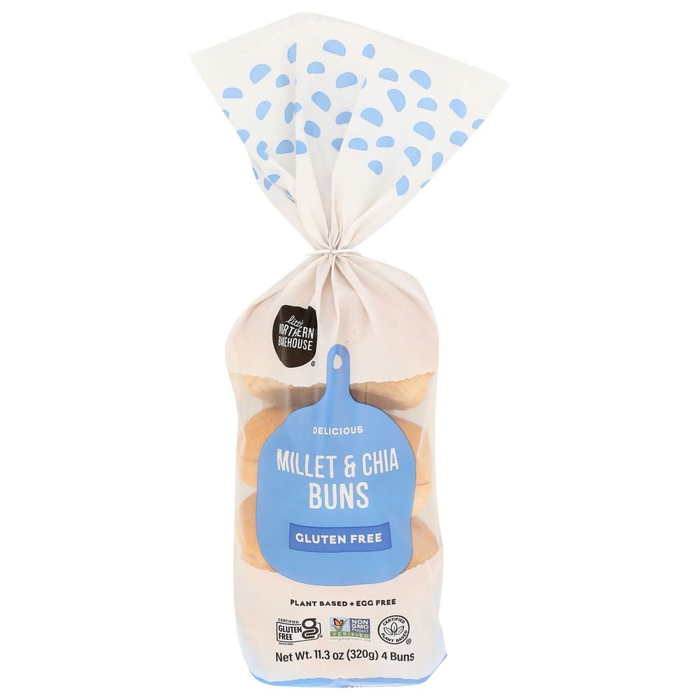 Little Northern Bakehouse Millet And Chia Buns, 11.3 Ounce -- 6 Per Case