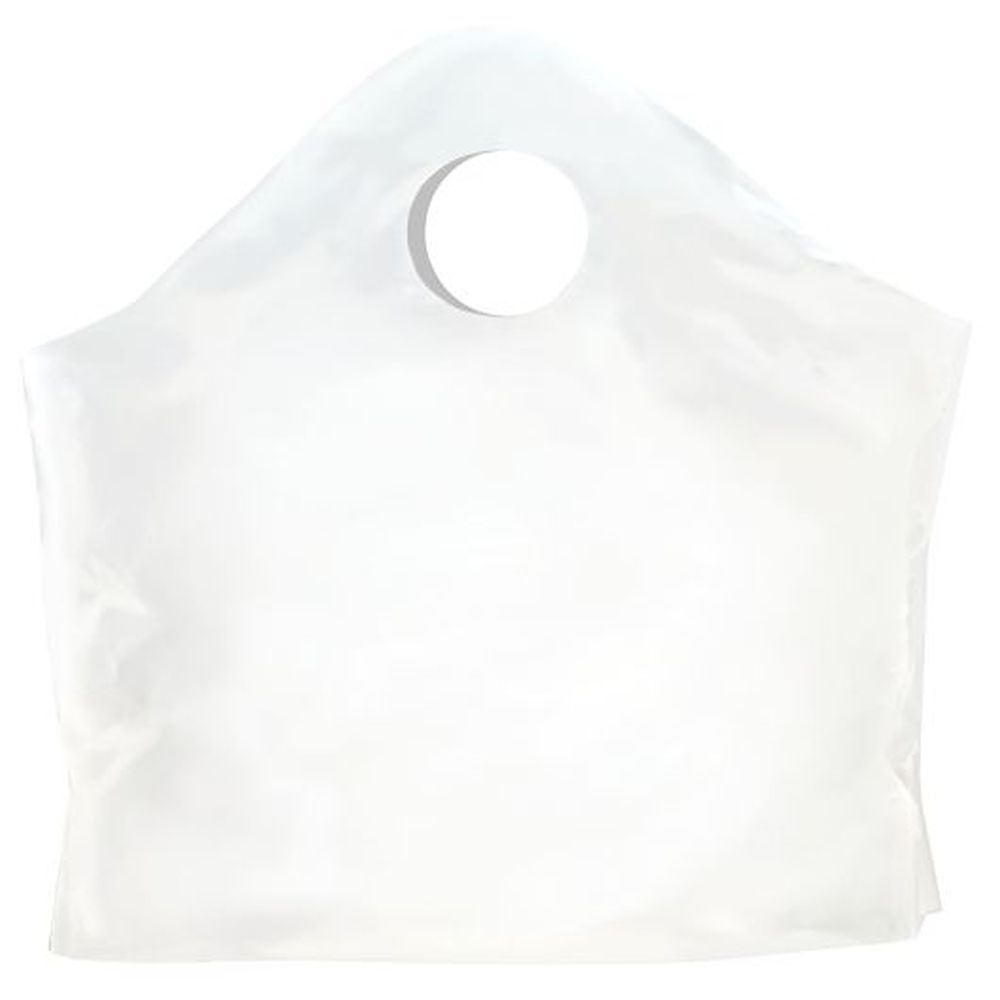 Command Packaging 16 X 16 X 8 Inch Stock White Wave Plastic Carry Out Bag, 500 Count -- 500 Per Case