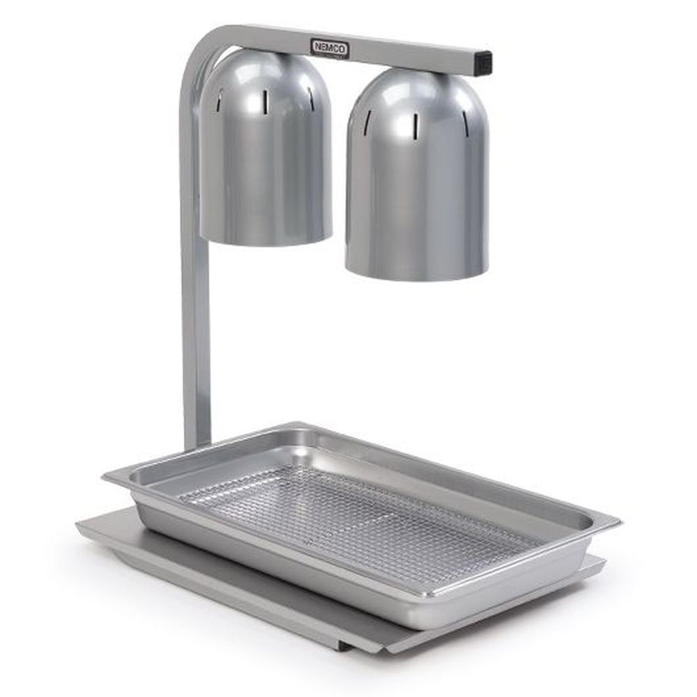 Nemco Two Bulb Freestanding Heat Lamp, 120 Volt