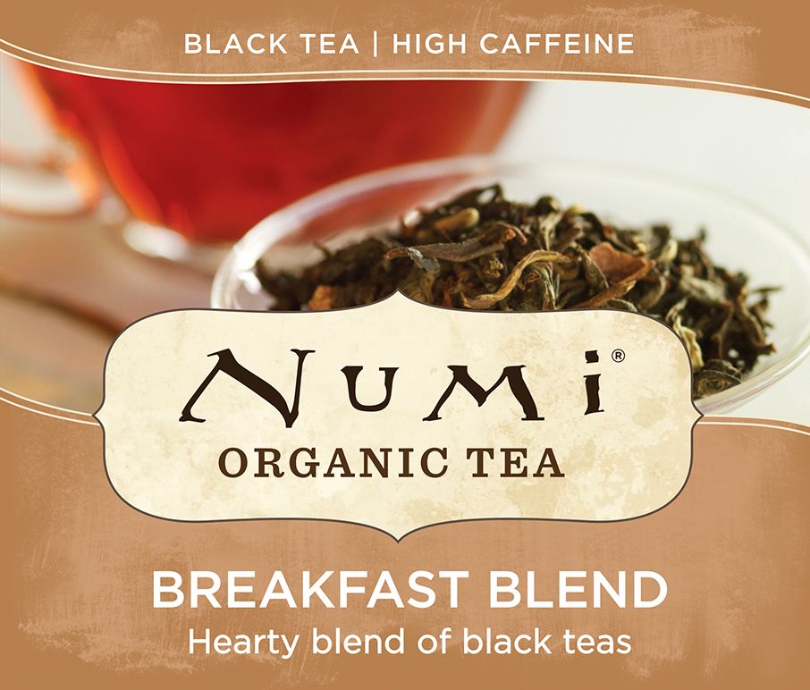 Numi Organic Breakfast Blend Black Tea, 0.77 Pound