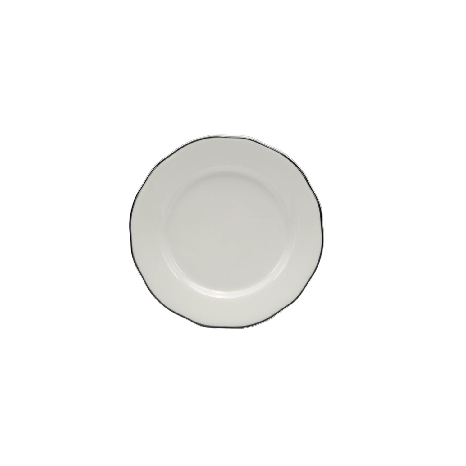 Oneida Manhattan Black/buffalo Collection Plates Caprice Dia. (in.) =7 3/8in Pack -- 36 Per Case