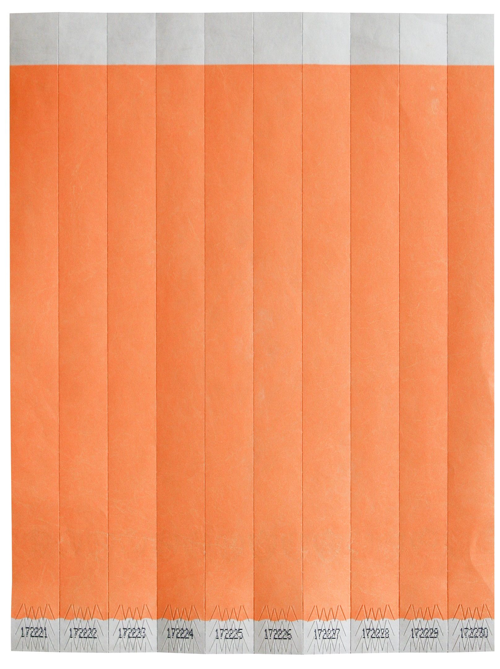 Bar Maid Orange Security Wristband -- 500 Per Case