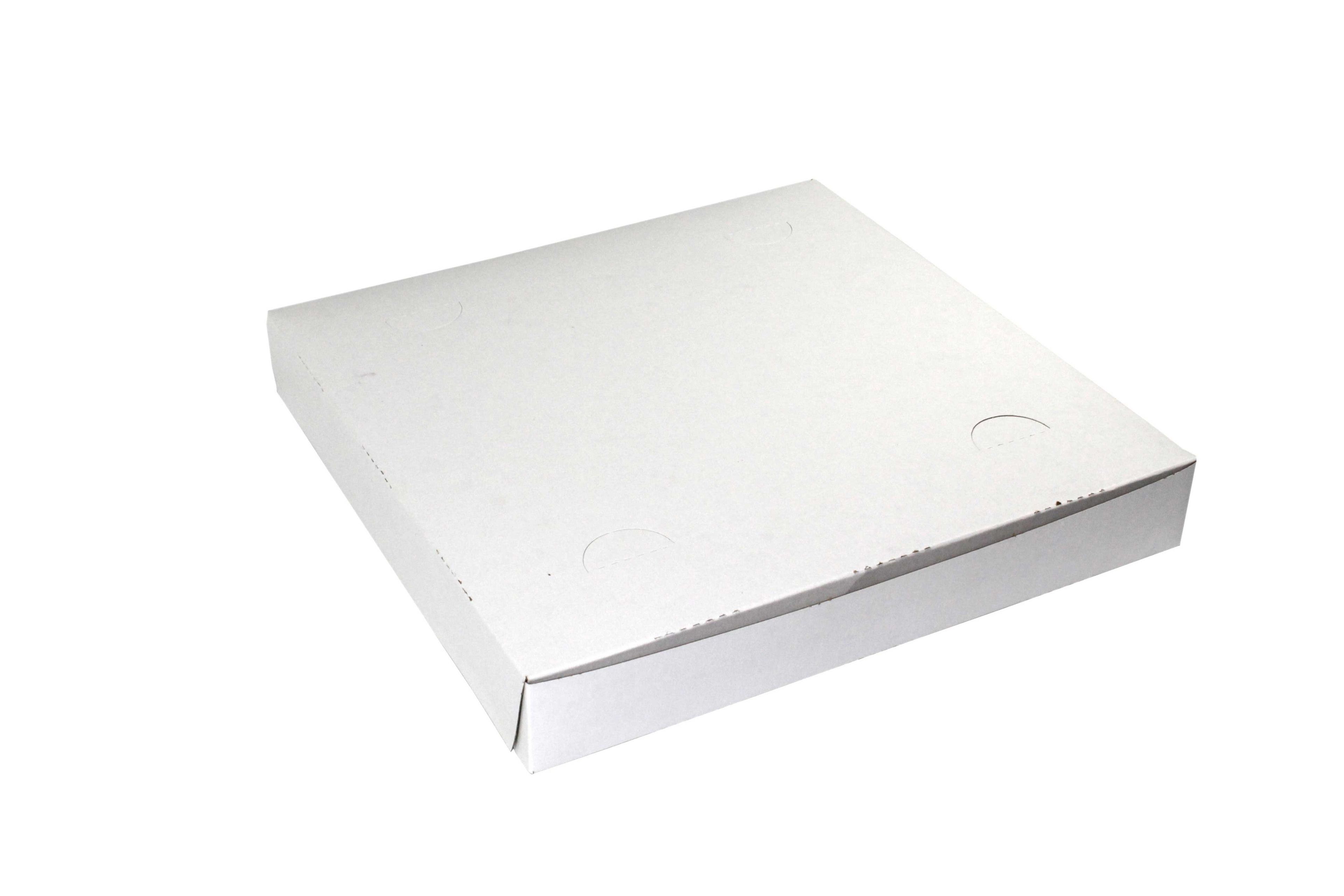 Boxit Lock Corner One Piece White Pizza Box, 16 X 16 X 2 Inch -- 100 Per Case