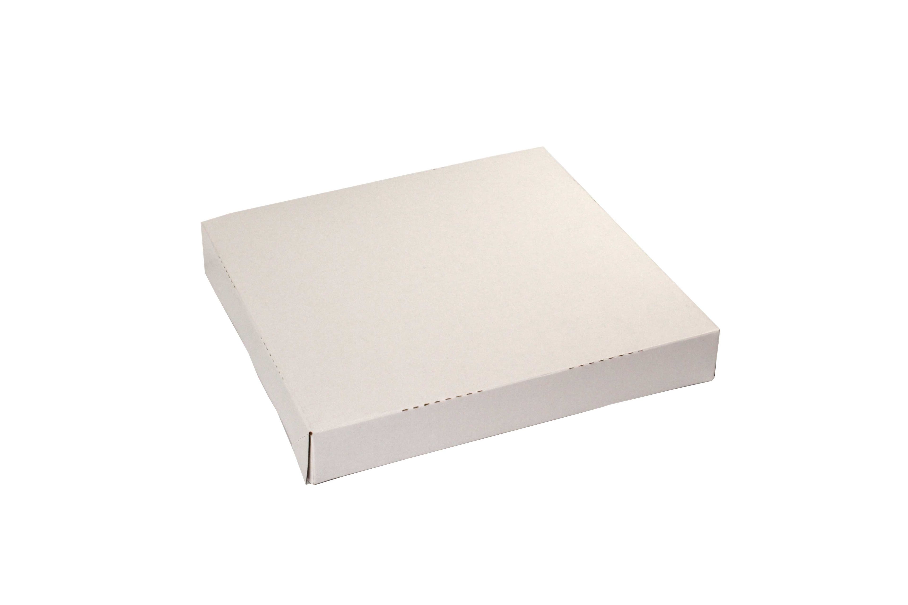 Boxit 4 Corner Automatic One Piece White Pizza Box, 10 X 10 X 1.5 Inch -- 200 Per Case